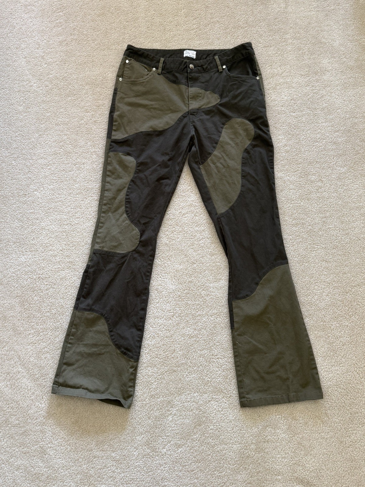 EPTM FTD Dave East Edition Green Marble Flare Pants