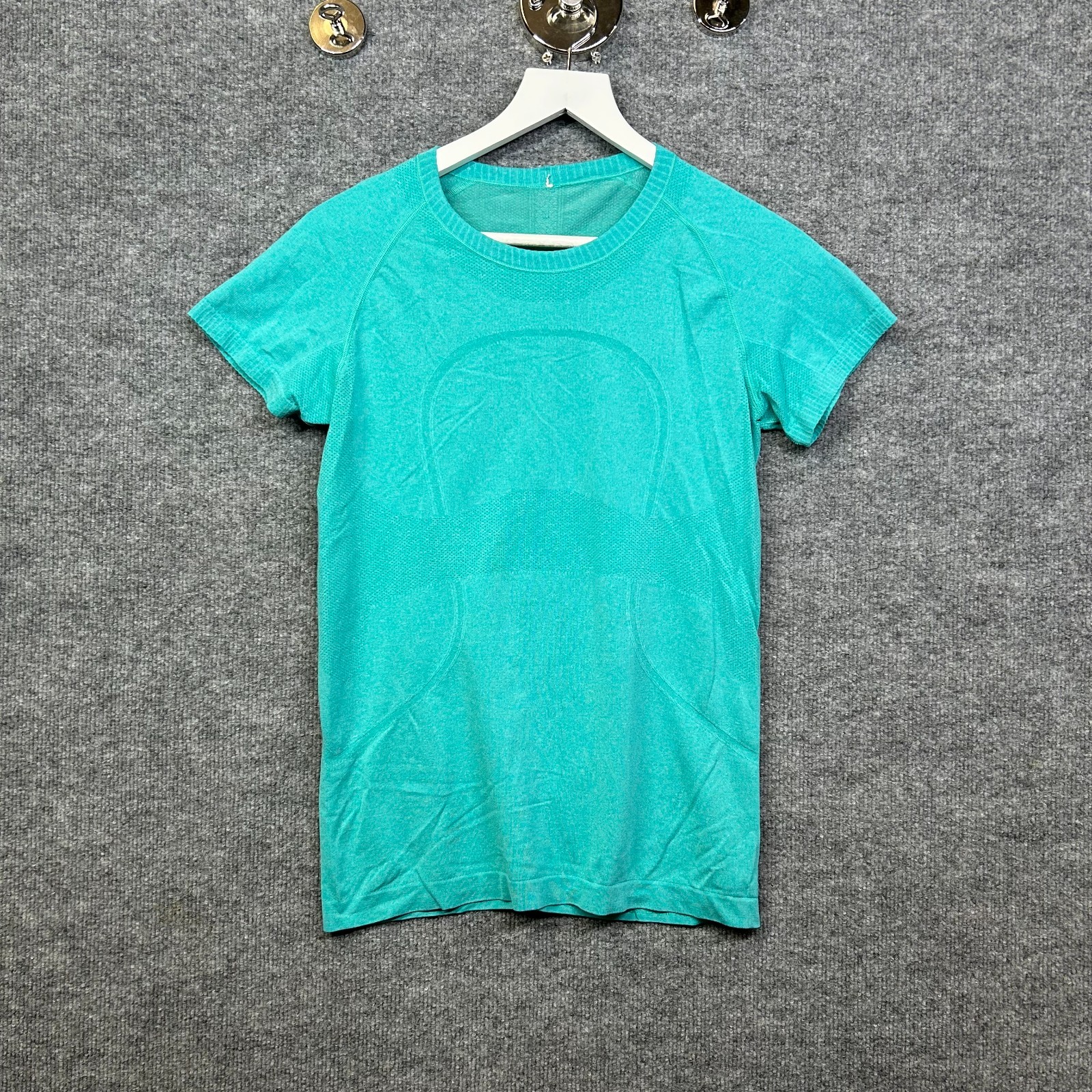 Lululemon Swiftly Tech T-Shirt Women\'s Teal Short Sleeve Athletic Gym Running M