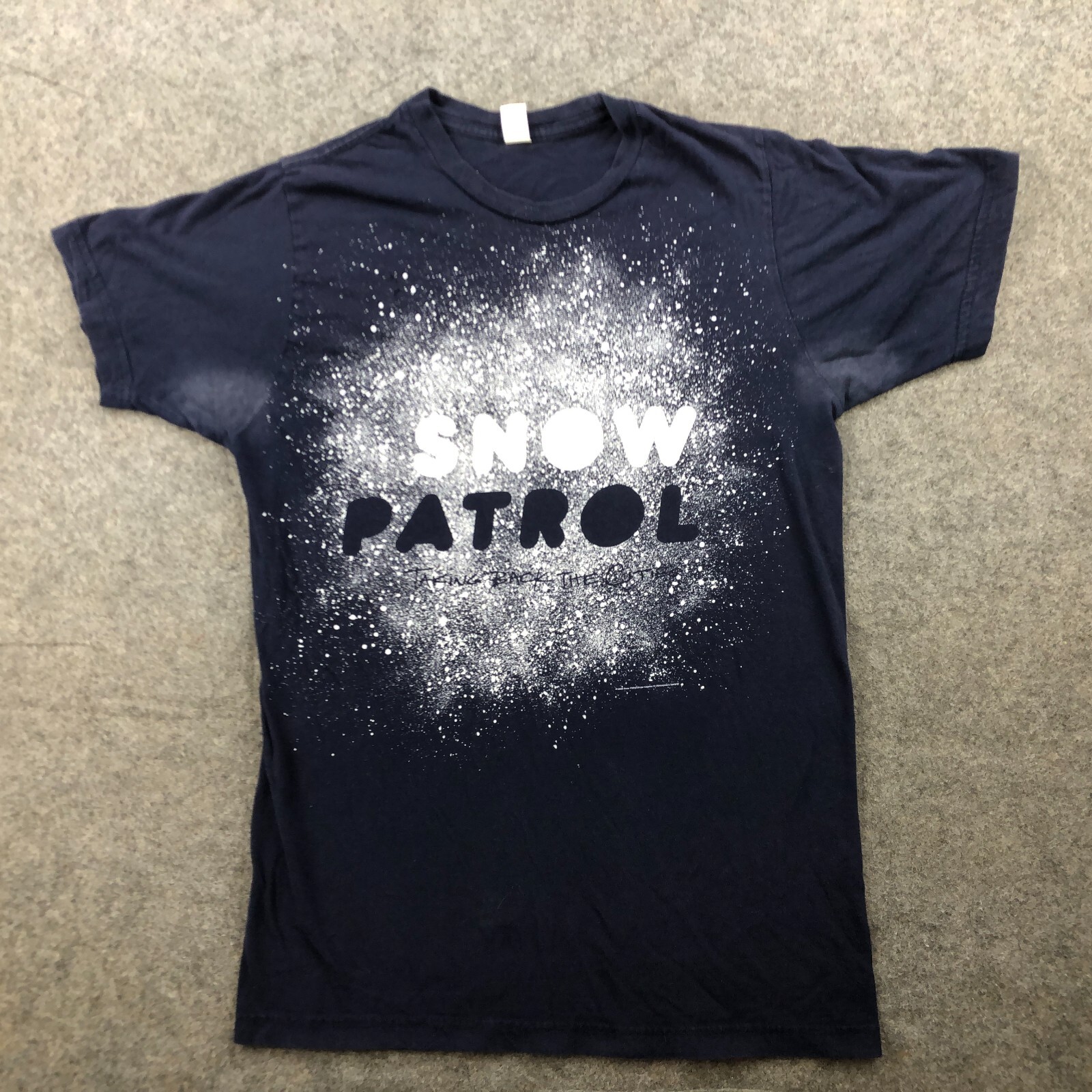 Vintage Snow Patrol Shirt Mens Small Blue Taking Back The Cities 2009 Tour *