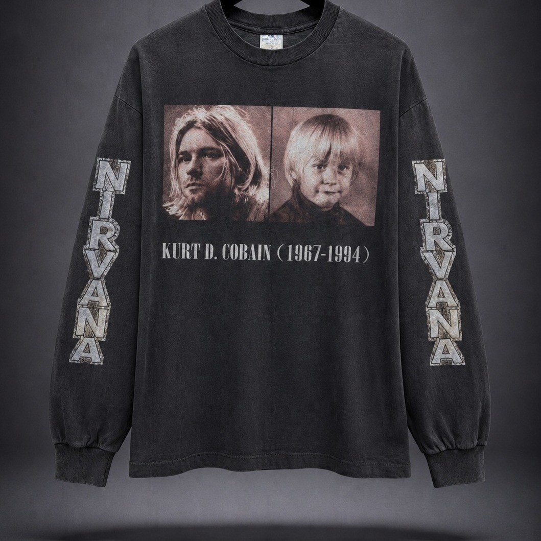 Rare Vintage Nirvana Kurt Cobain Memorial 1994 Single Stitch