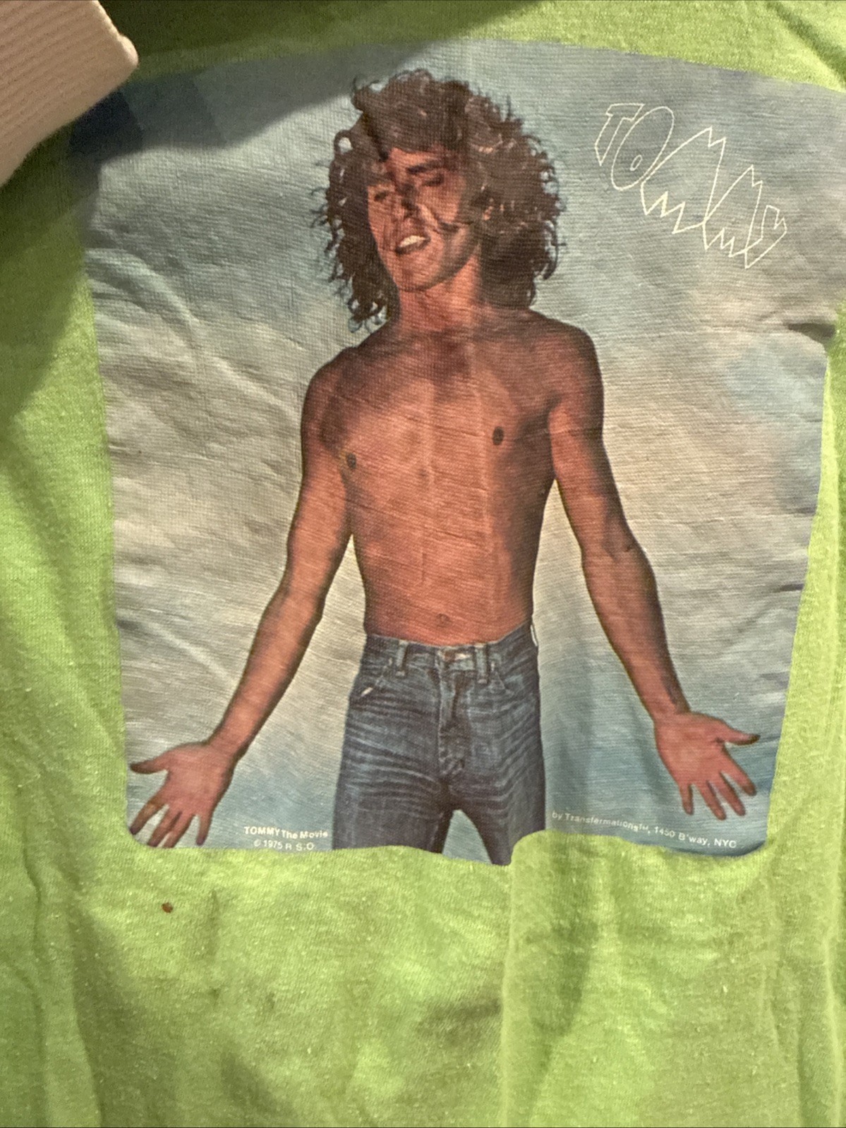 “Tommy The Movie”  Vintage 1975 Promo Ringer Tee Roger Daltrey The Who
