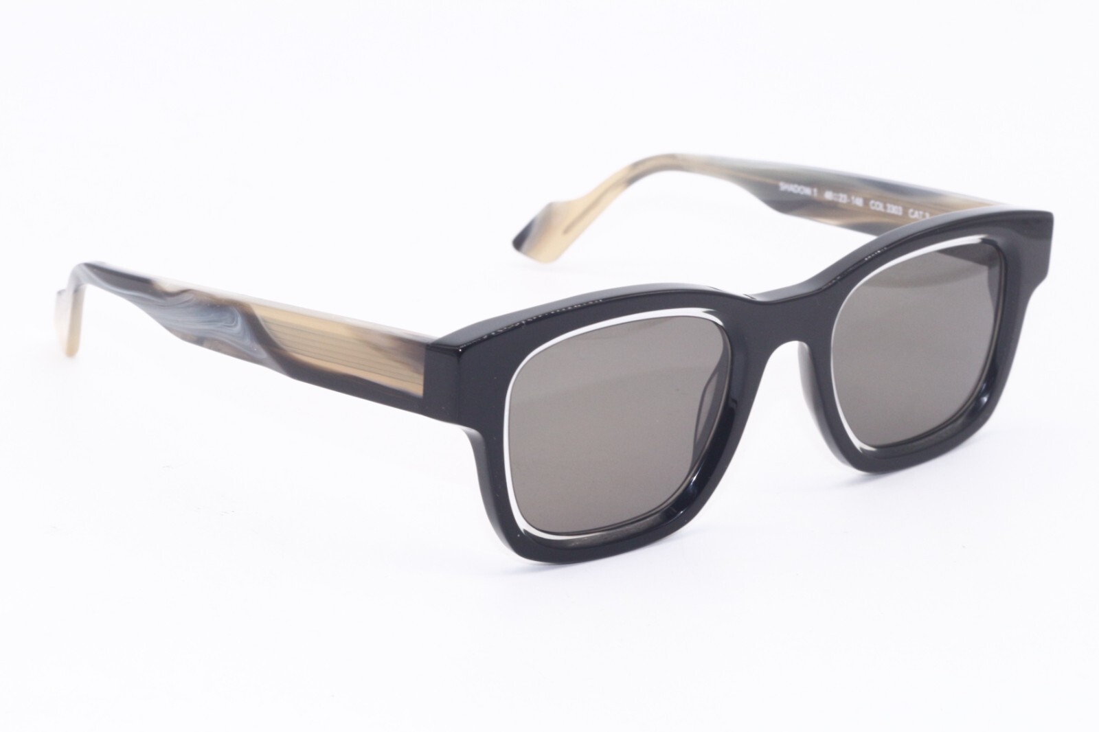 NEW FACE A FACE SHADOW 1 COL.3303 BLACK BROWN AUTHENTIC SUNGLASSES 48-23