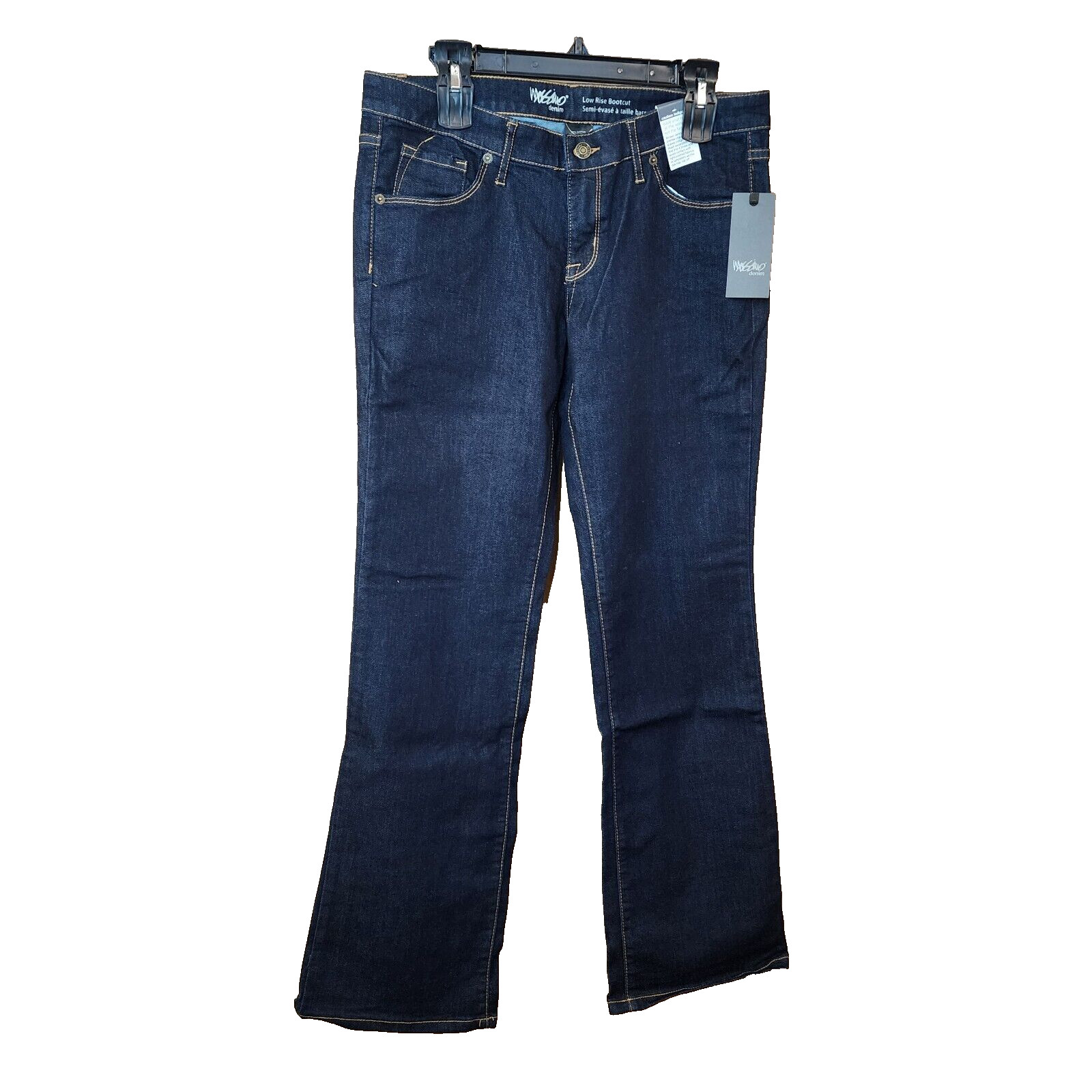 Mossimo Womens Low Rise Bootcut Dark Rinse Jeans - Pick Size