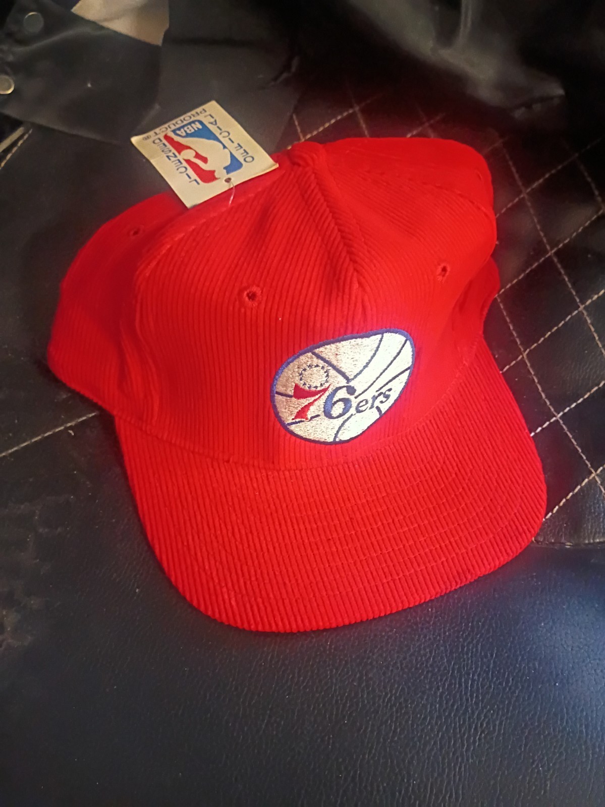Vintage Corduroy 76ers Hat Dead Stocl