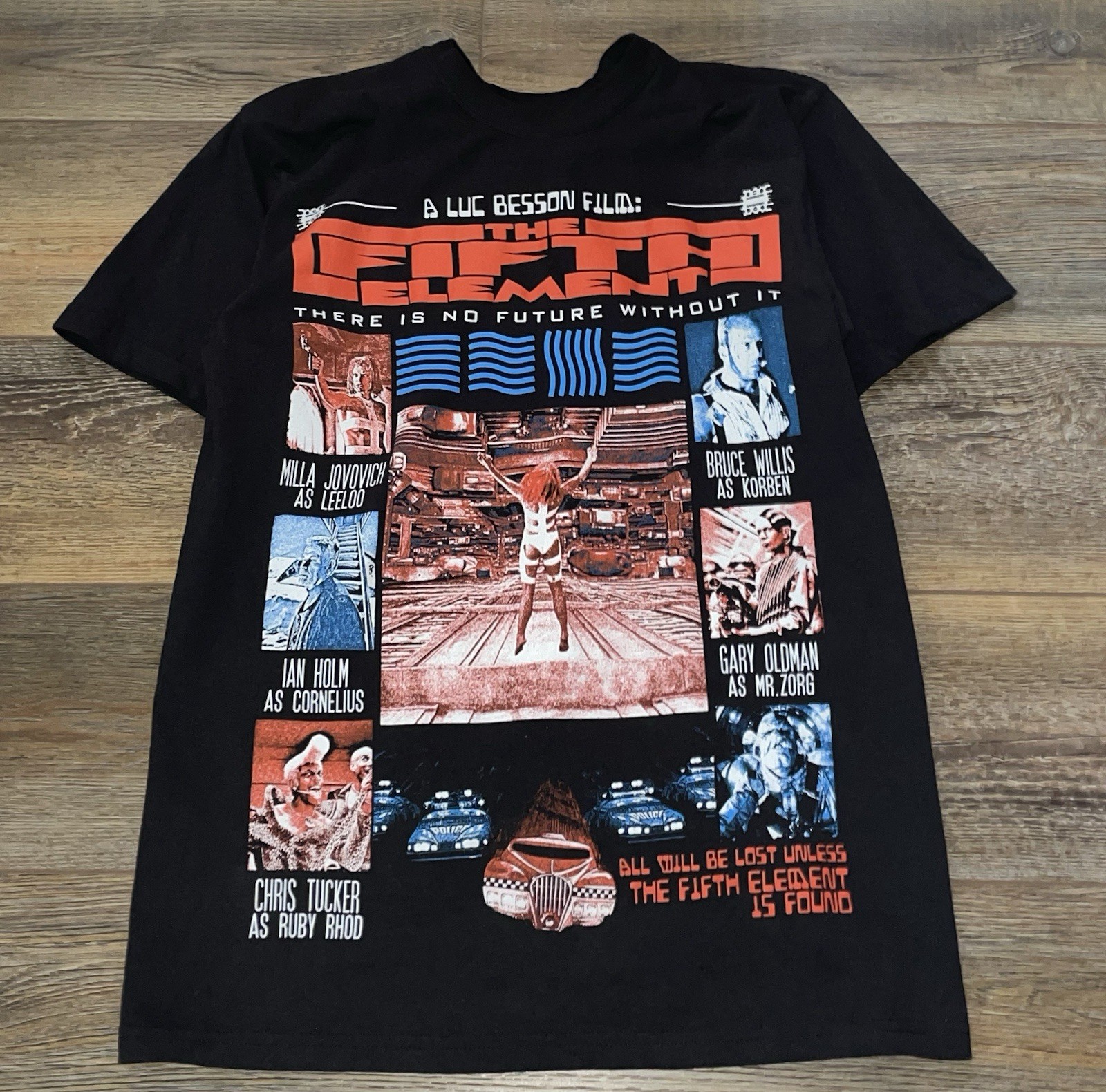 The Fifth Element 1997 Luke Besson Scifi Movie Graphic Tee Shirt Mens Medium