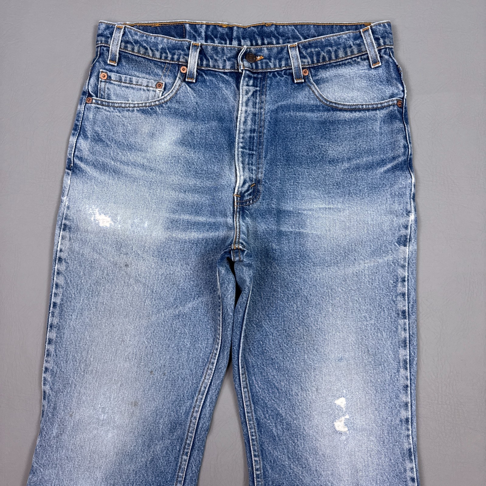 Vintage Levis 517 Jeans Mens 34x34 Blue 90s Bootcut Made USA Faded (Tag36x34)