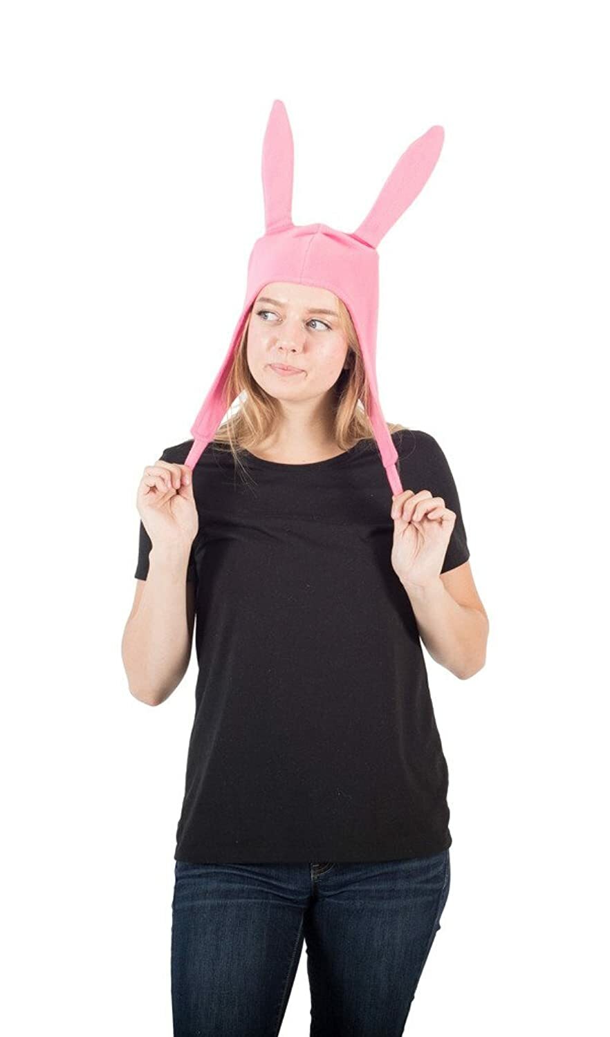 Bob's Burgers Louise Bendable Ears Fleece Halloween Cosplay Beanie Hat