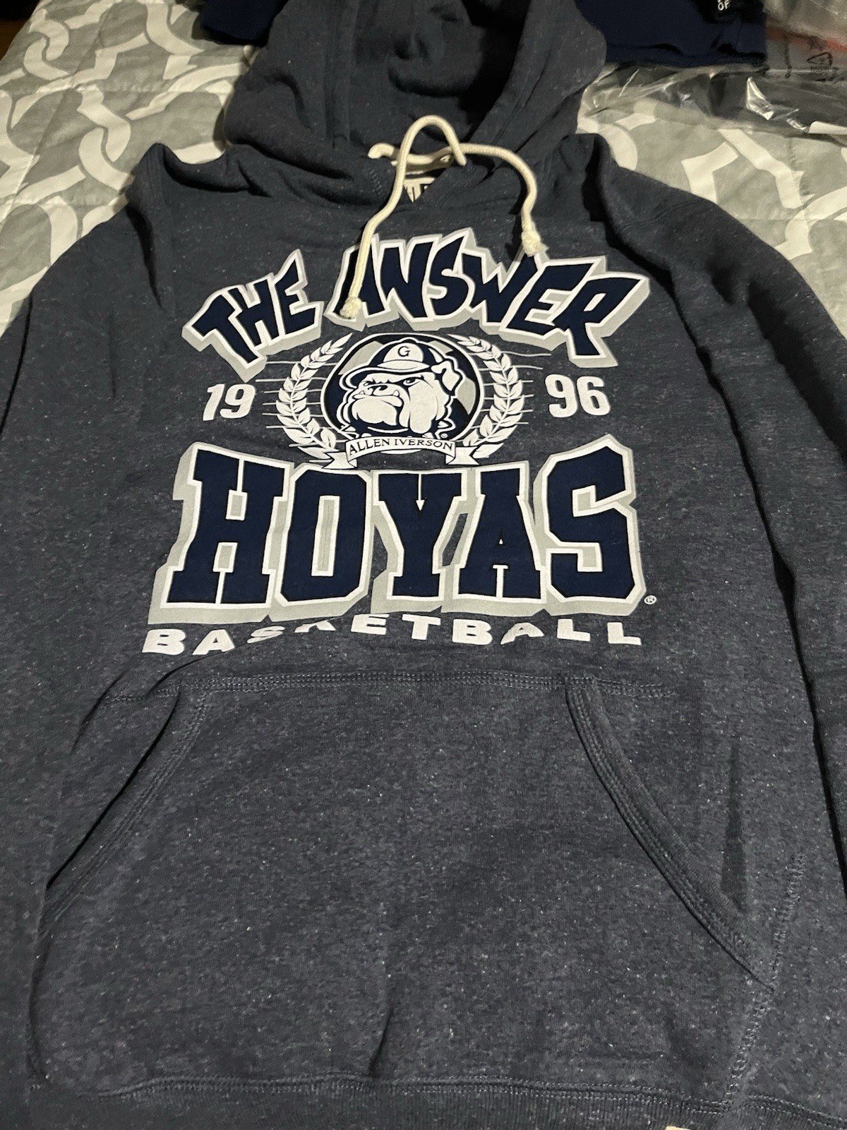 Allen Iverson Roots Of Fight Pullover Hoodie Sz XL Sweatshirt NWT Georgetown
