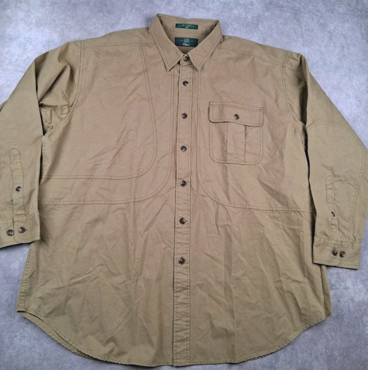 Vintage Orvis Shirt Jacket 2XL Canvas Shooting Safari Hunting Utility Shacket