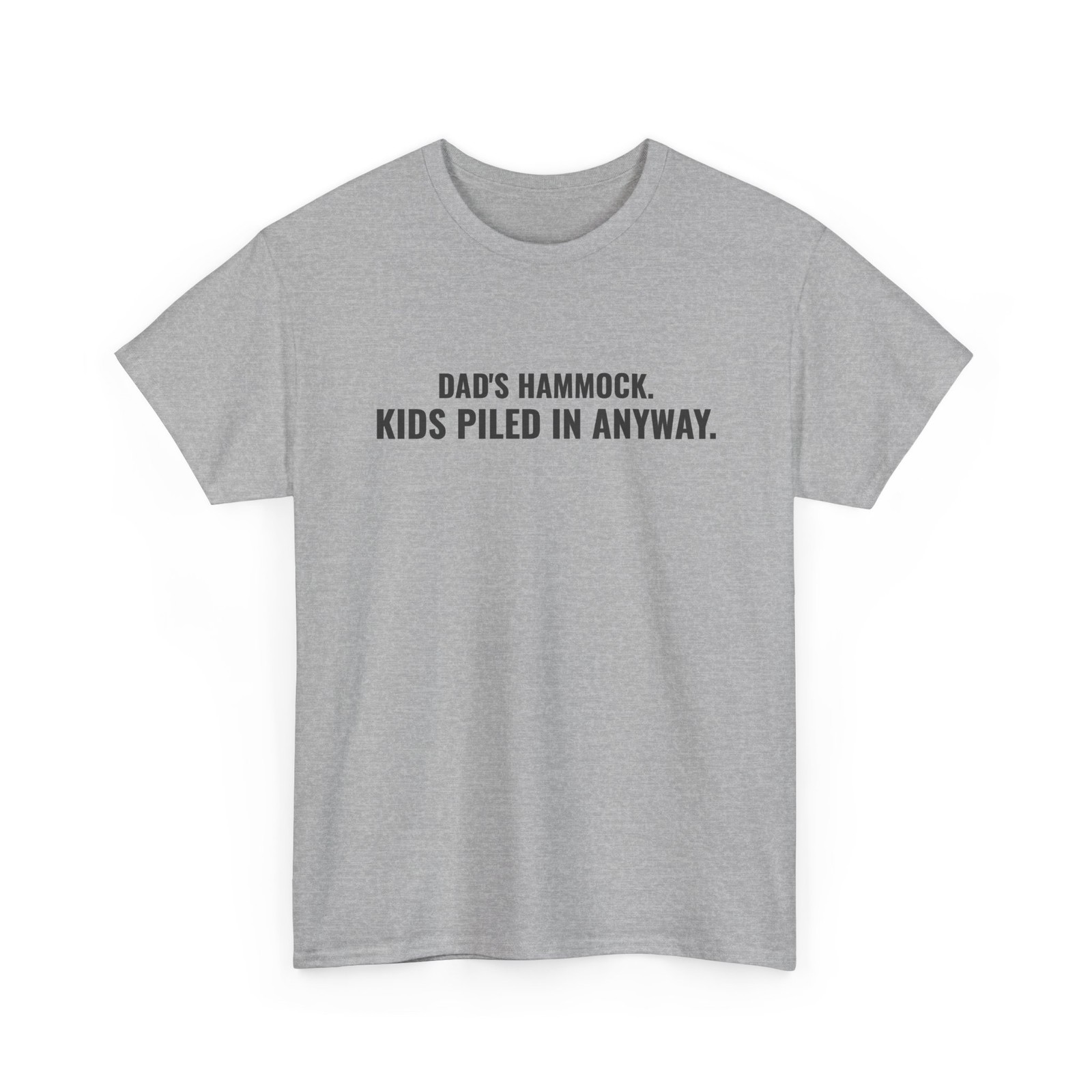Dad\'s Hammock Kids Piled In Anyway T-Shirt ThreadWill Funny Gift for Him