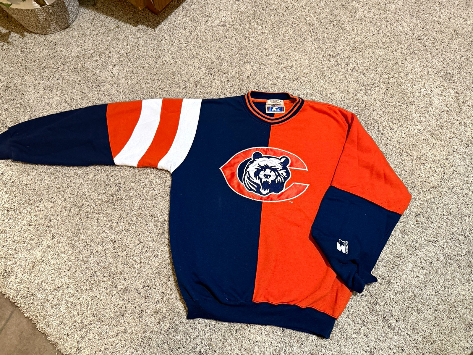 Rare Vintage Starter Chicago Bears Classic Team Collection Crewneck M
