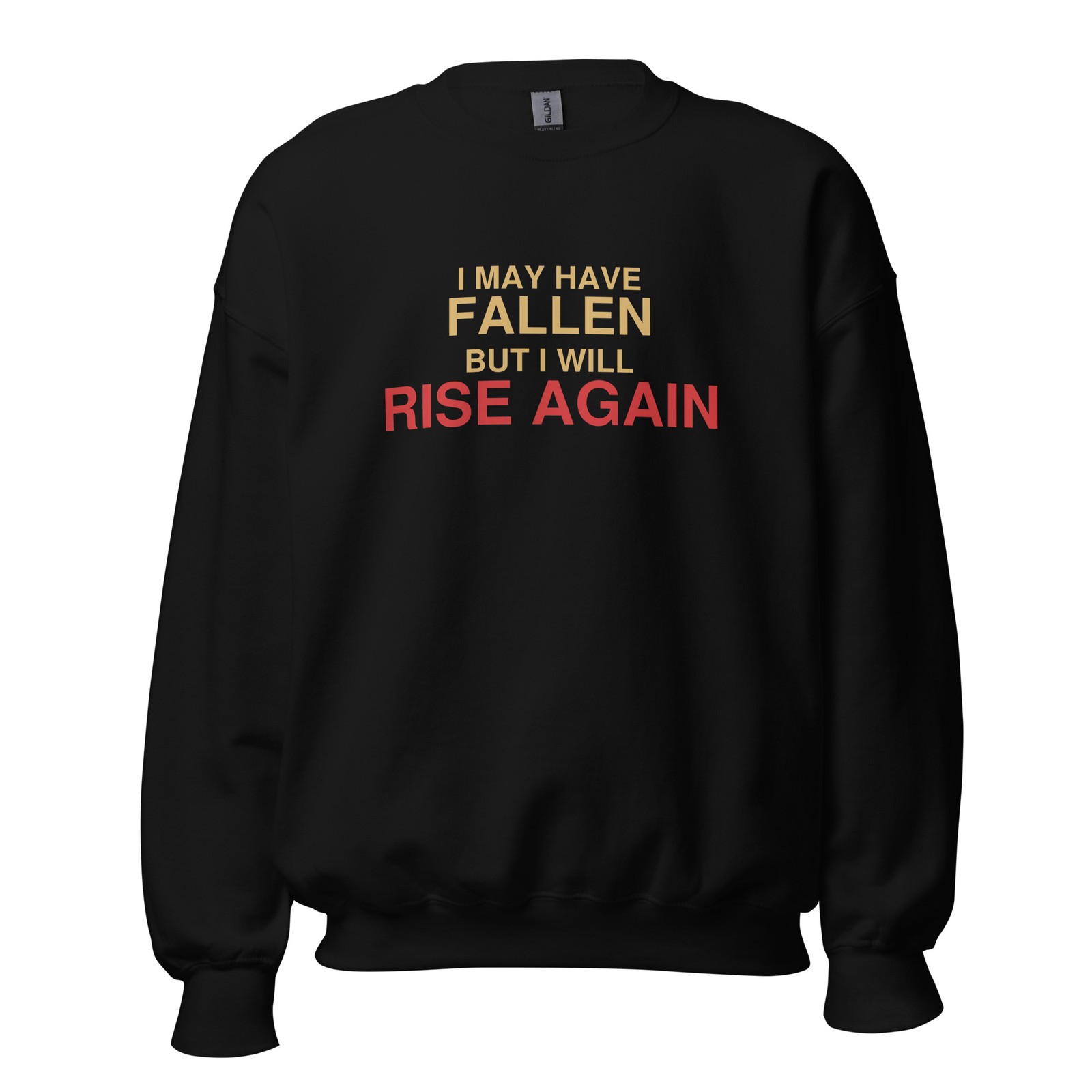I May Have Fallen But I Will Rise Again Sweatshirt Unisex Motivational Crewneck