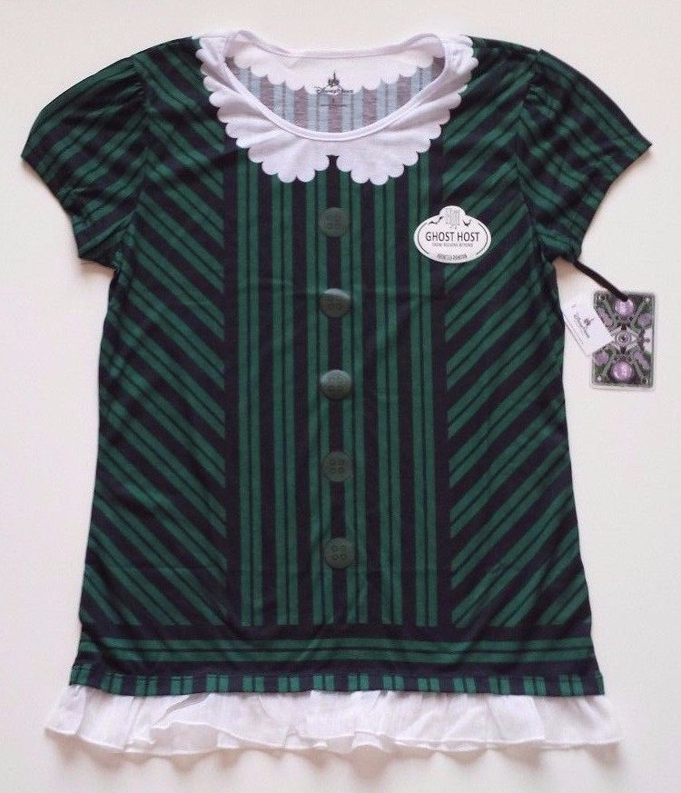 NEW Disney Haunted Mansion Maid Ghost Host Hostess Shirt Costume XS S M L XL XXL
