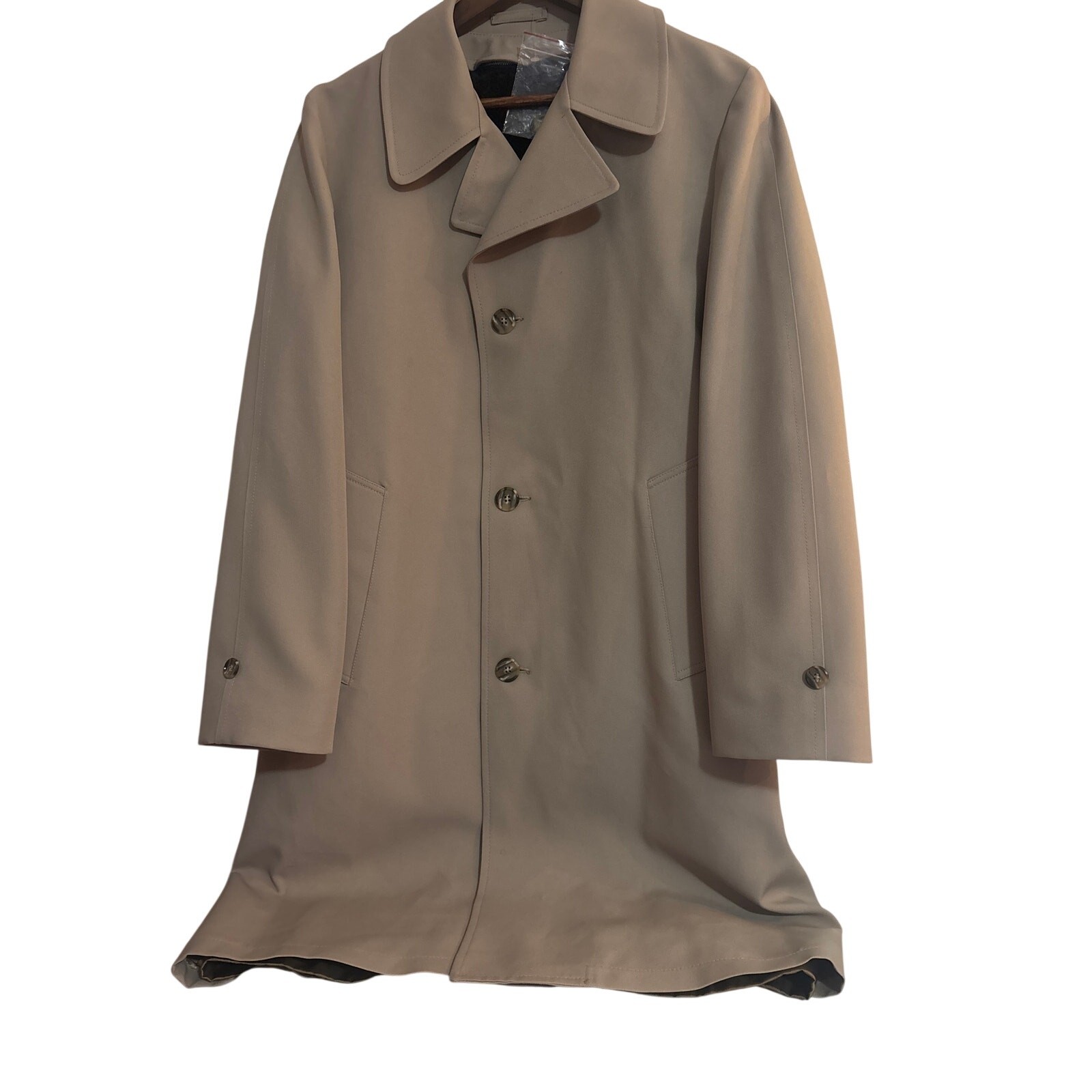 Mens Clipper Mist All Weather Coat in Khaki Size 40 Regular