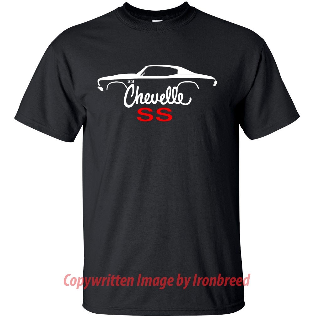 1970 1971 1972 Chevelle SS T Shirt Muscle Car Silhouette 396 LS6 454 70 71 72