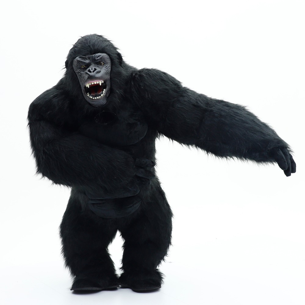 8.2' Gorilla Mascot Inflatable Costume for Adult Halloween Cosplay Party Outfit