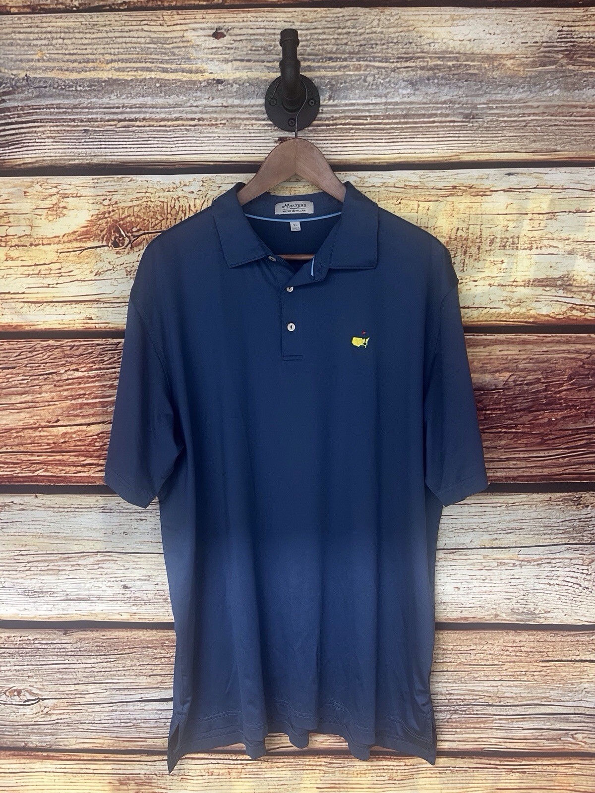 Peter Millar Masters Men\'s Teal Polo Shirt Golf Size XL Augusta National