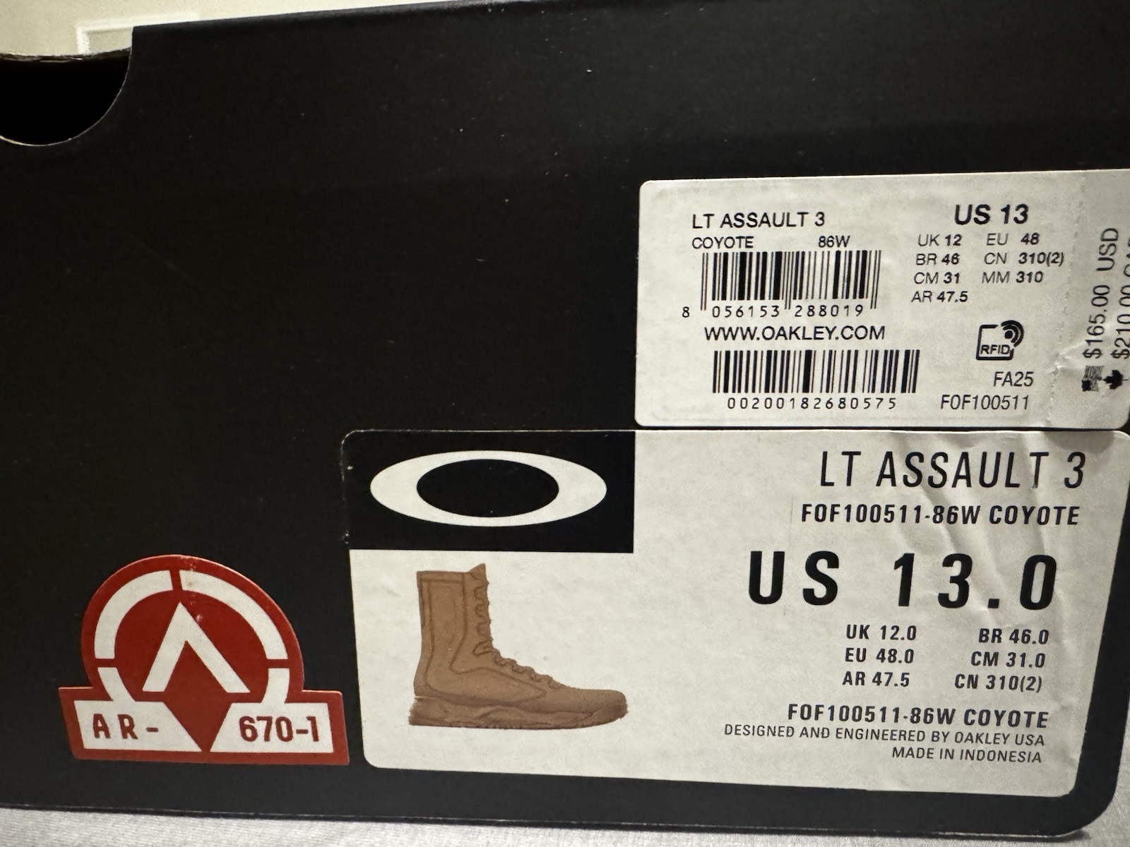 Oakley LT Assault 3 Boots