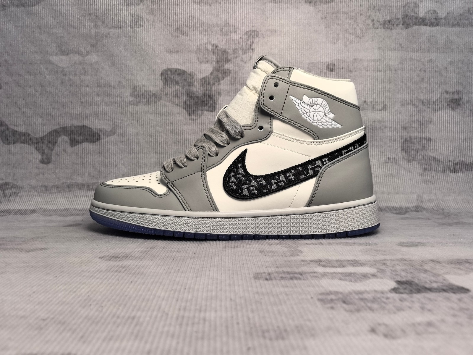 New AJ 1 Retro High OG Gray Men's CN8607-002