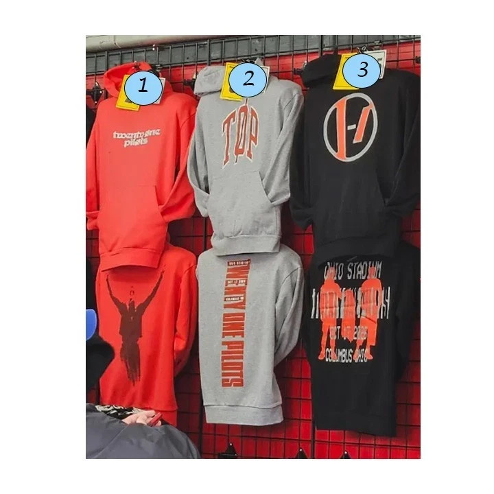 Twenty One Pilots Hoodie Columbus OH Concert Oct 17 2026 Reprint