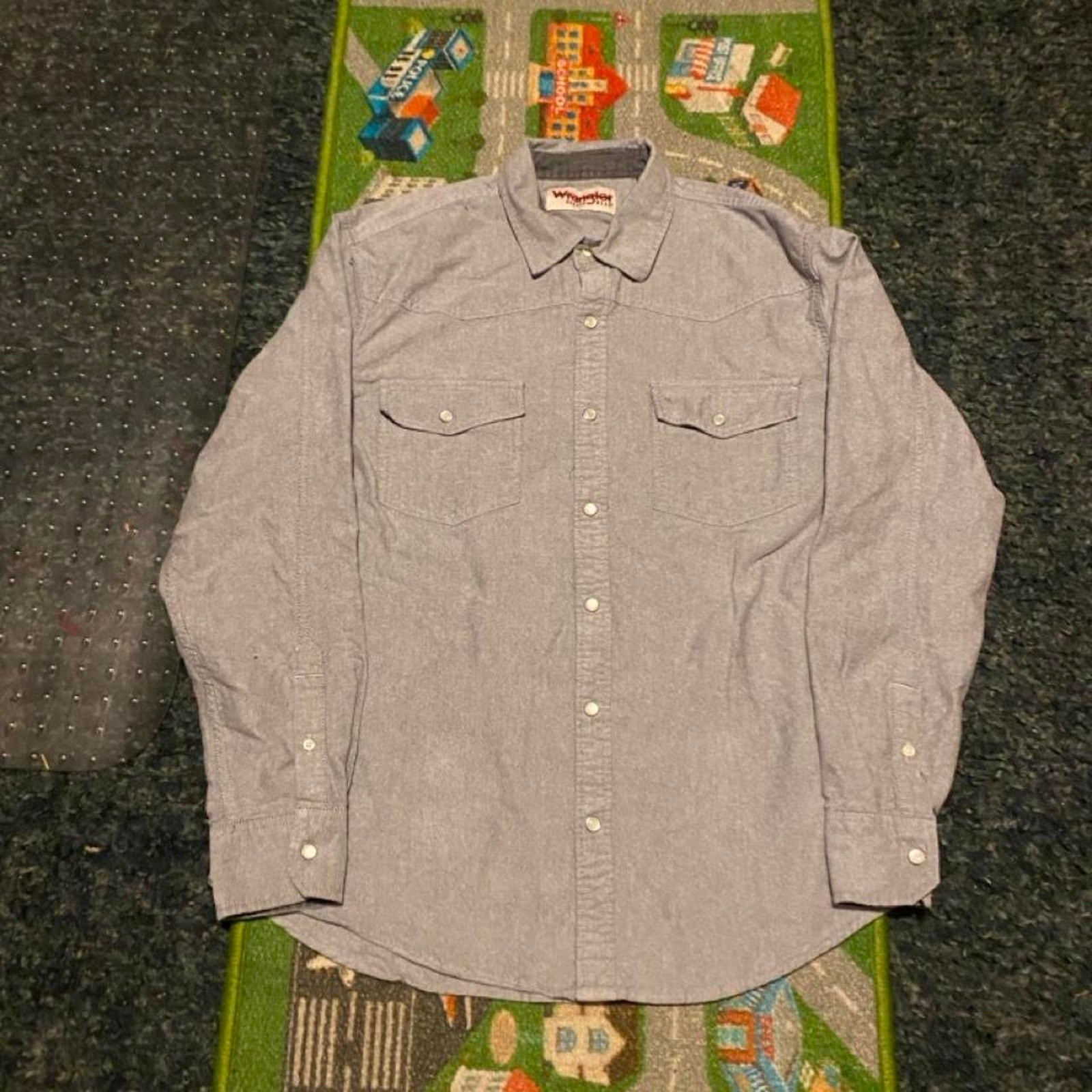 Vintage wrangler rugged wear Western Shirt