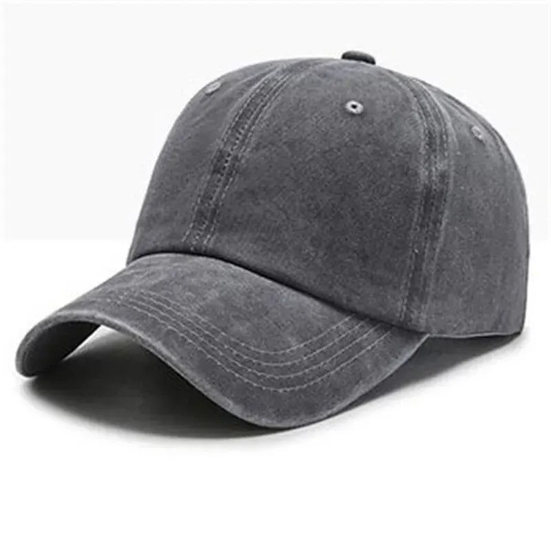 Cotton Baseball Cap Ball Dad Hat Adjustable Plain Solid Washed Men Premium 2026