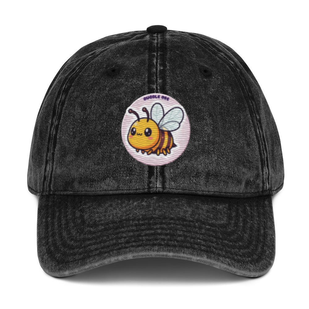 Casquette vintage en sergé de coton