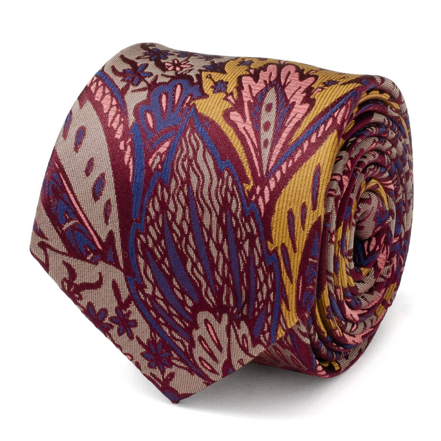 Multi Brown Patterned Men\'s Tie