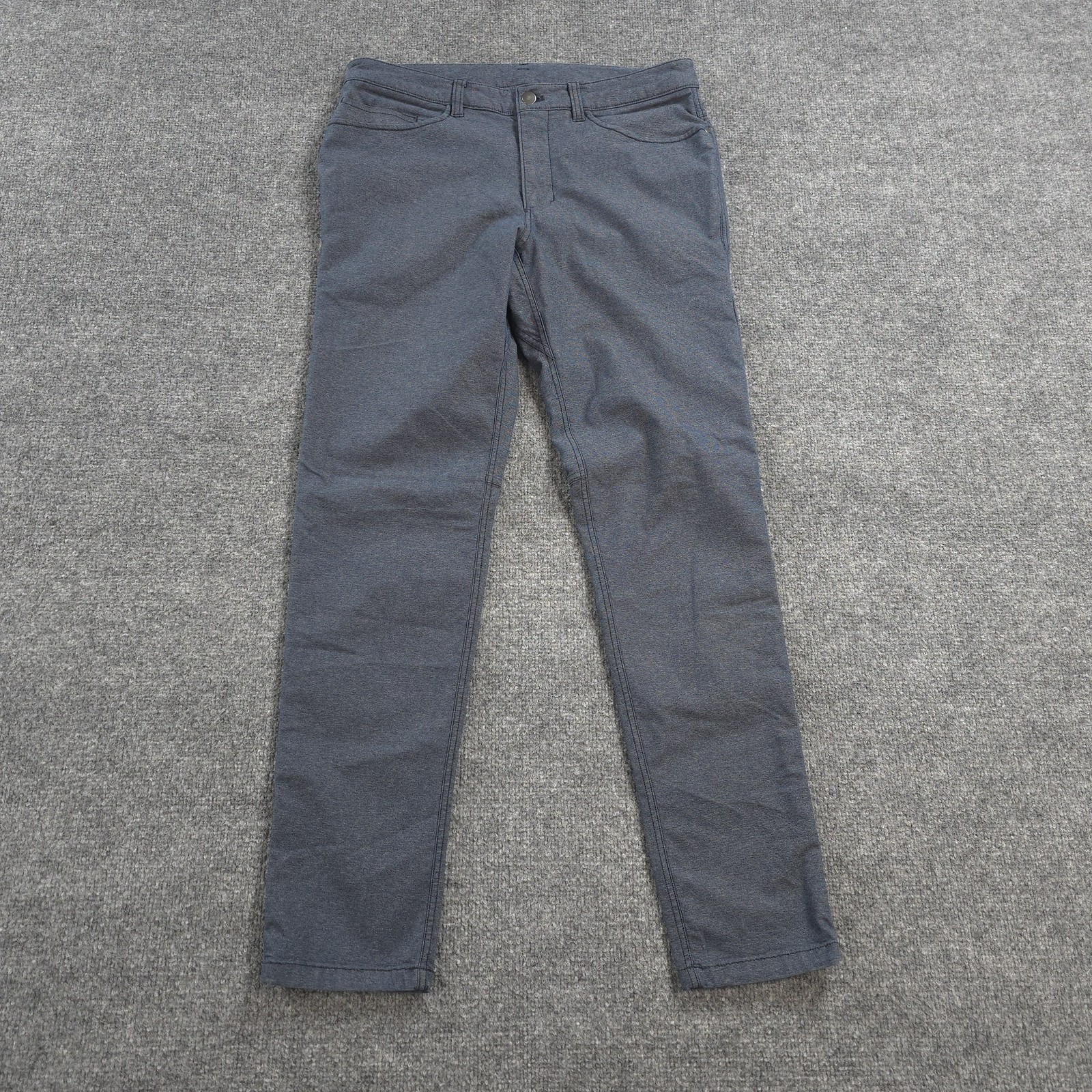 Lululemon Pants Mens 32x32 Blue ABC Slim Pant Tech Canvas Chino Casual Travel