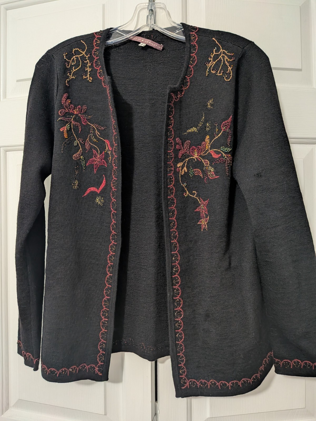 Gorgeous Beaded Peruvian Connection evening jacket/sweater. NWOT, Small
