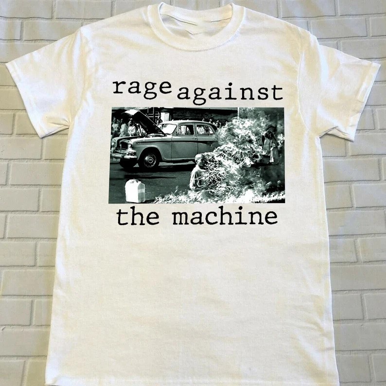 Rage Against The Machine 1992 Tour T-Shirt Short Sleeve BL326