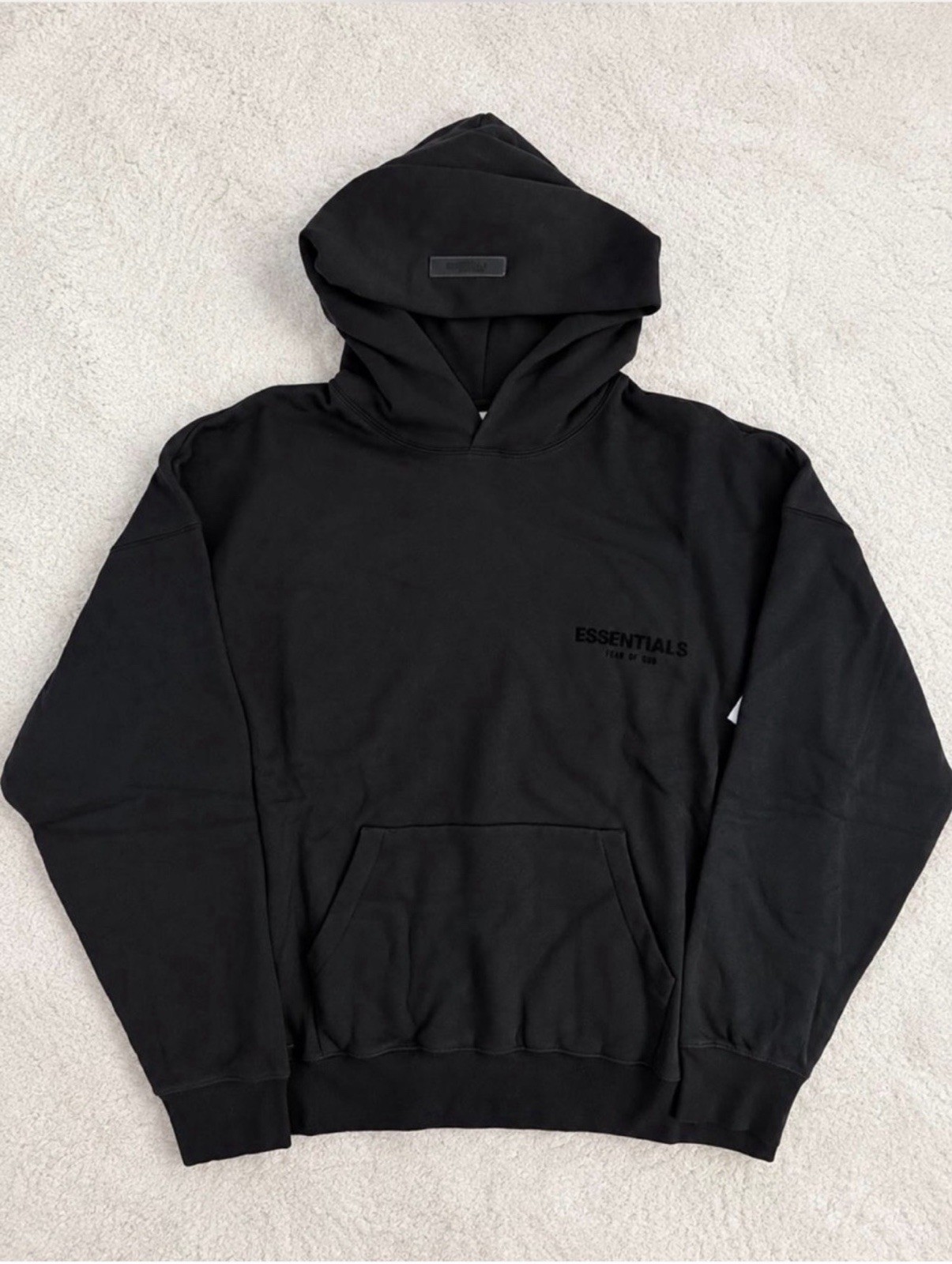 Essentials black stretch limo hoodie  Size M BRAND NEW 100% authentic