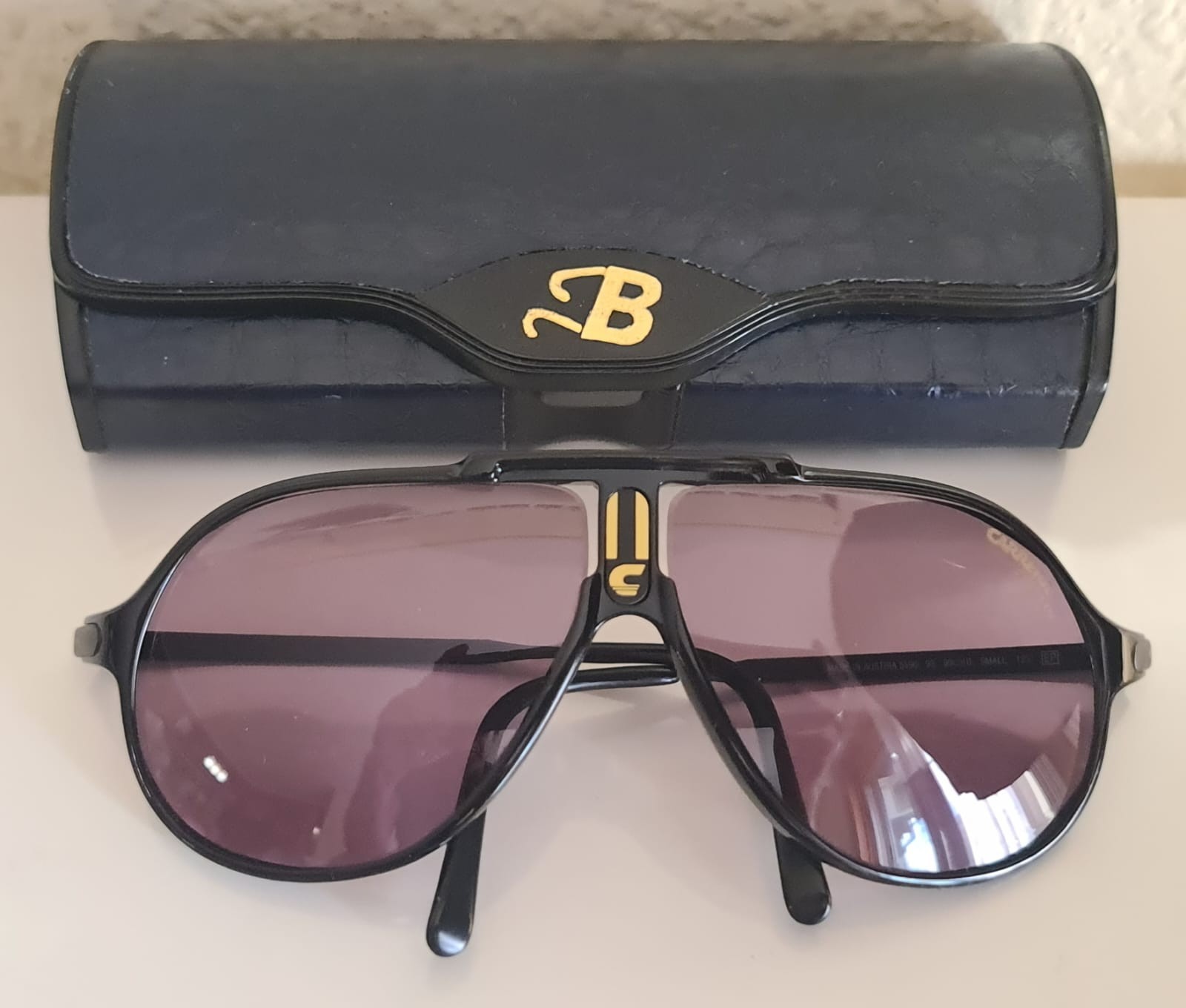 Vintage CARRERA 5590 Sunglasses Made in Austria C-VISION 400 Aviator 1980s