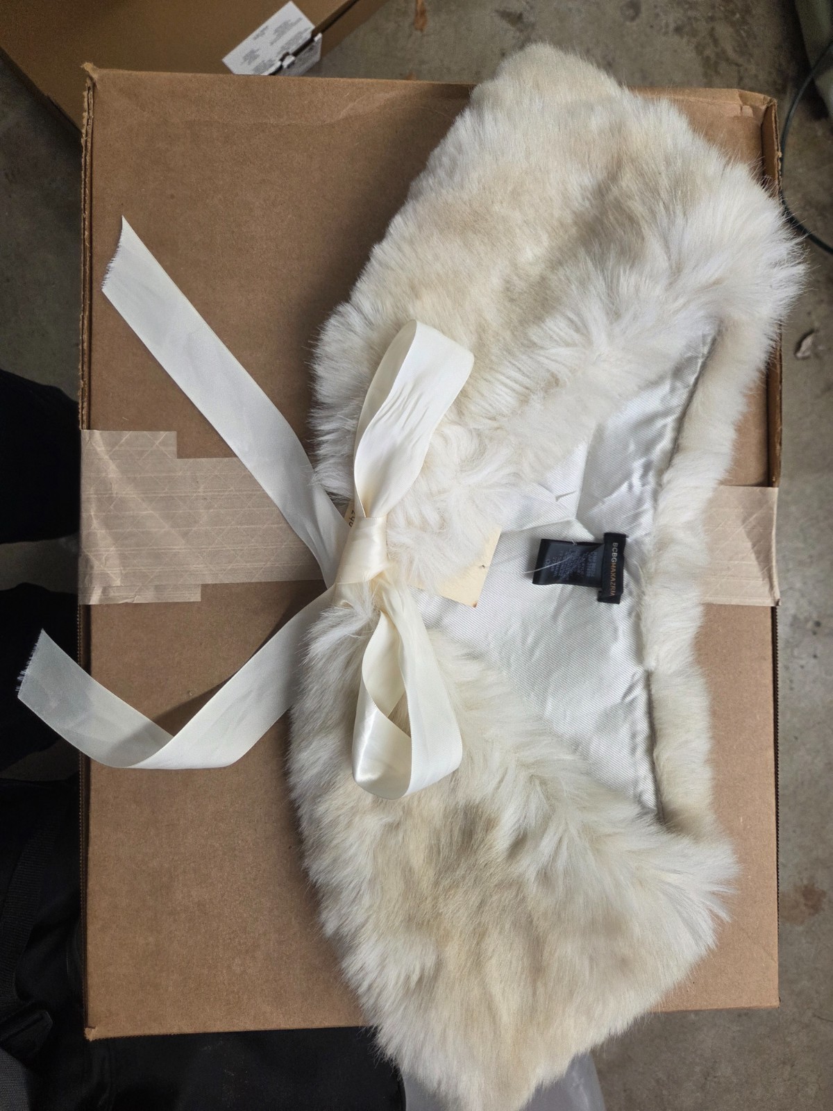 BCBG Max Azaria Faux Fur Shawl