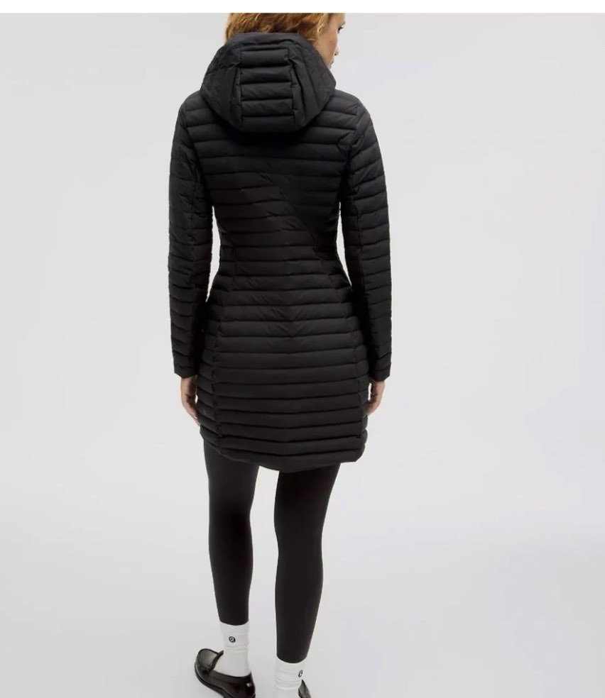 Lululemon Athletica Pack It Down 700-Down-Fill Long Jacket Women’s 8
