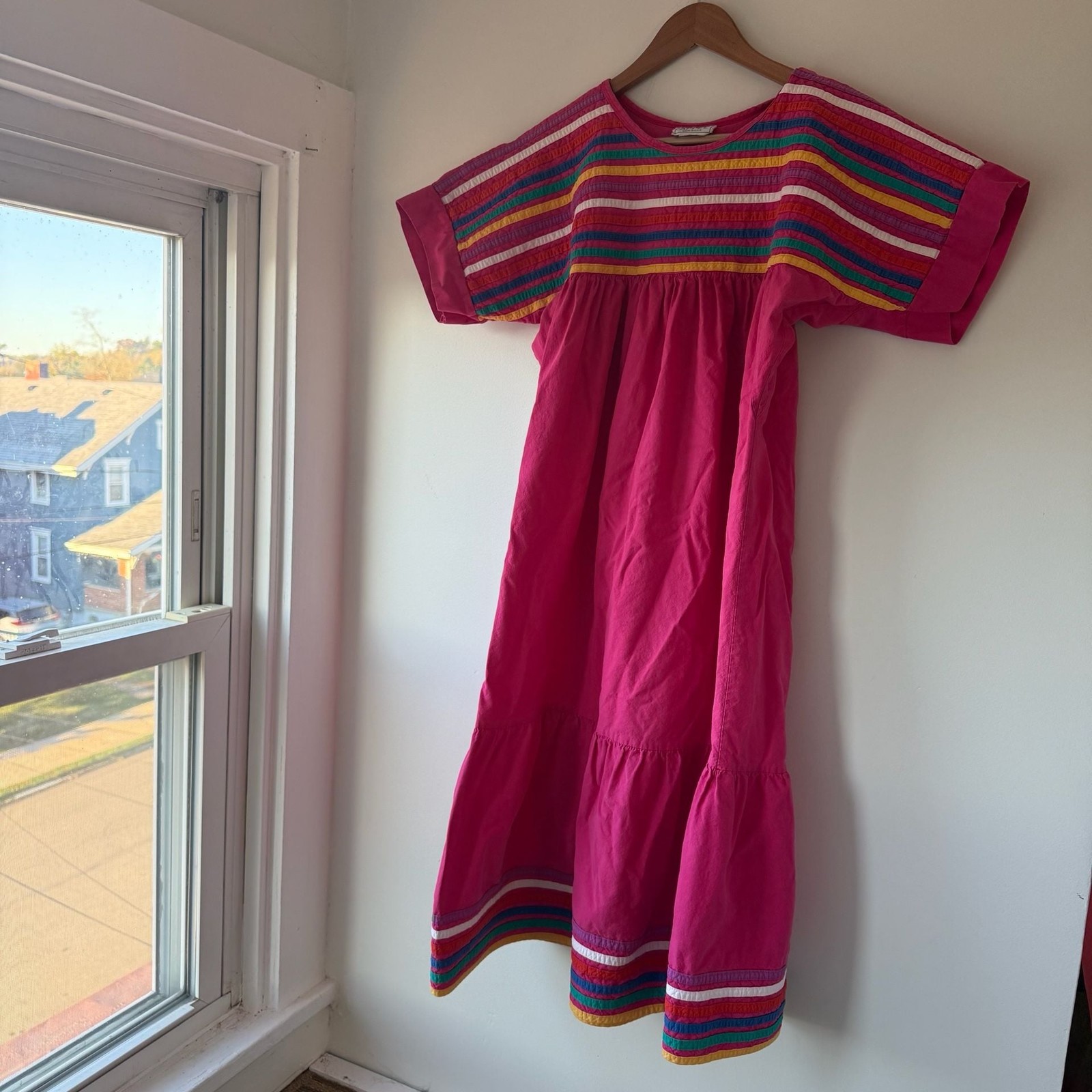 True Vintage APPEL Cotton Midi Dress | maximalist, 90s, dopamine dressing