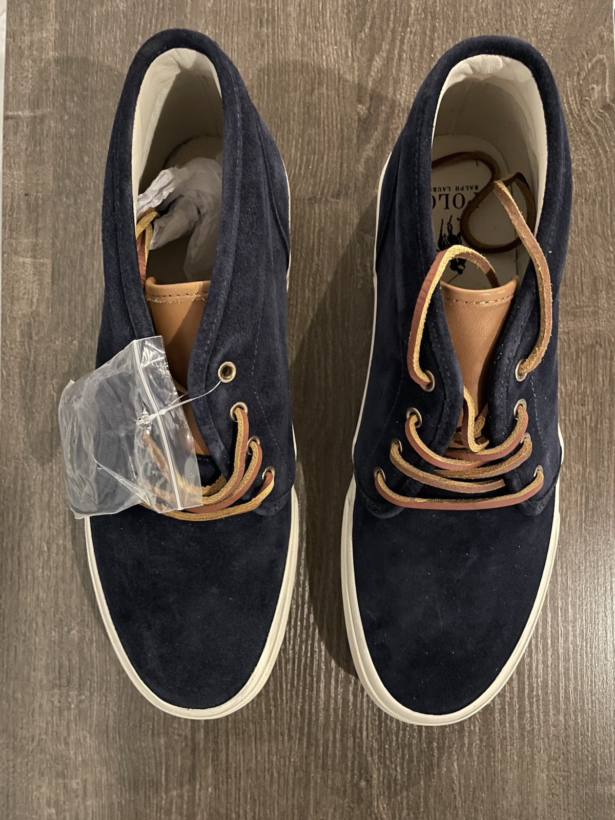 Polo Ralph Lauren Keaton Chukka Blue Suede Boots Men’s 12 D NWB
