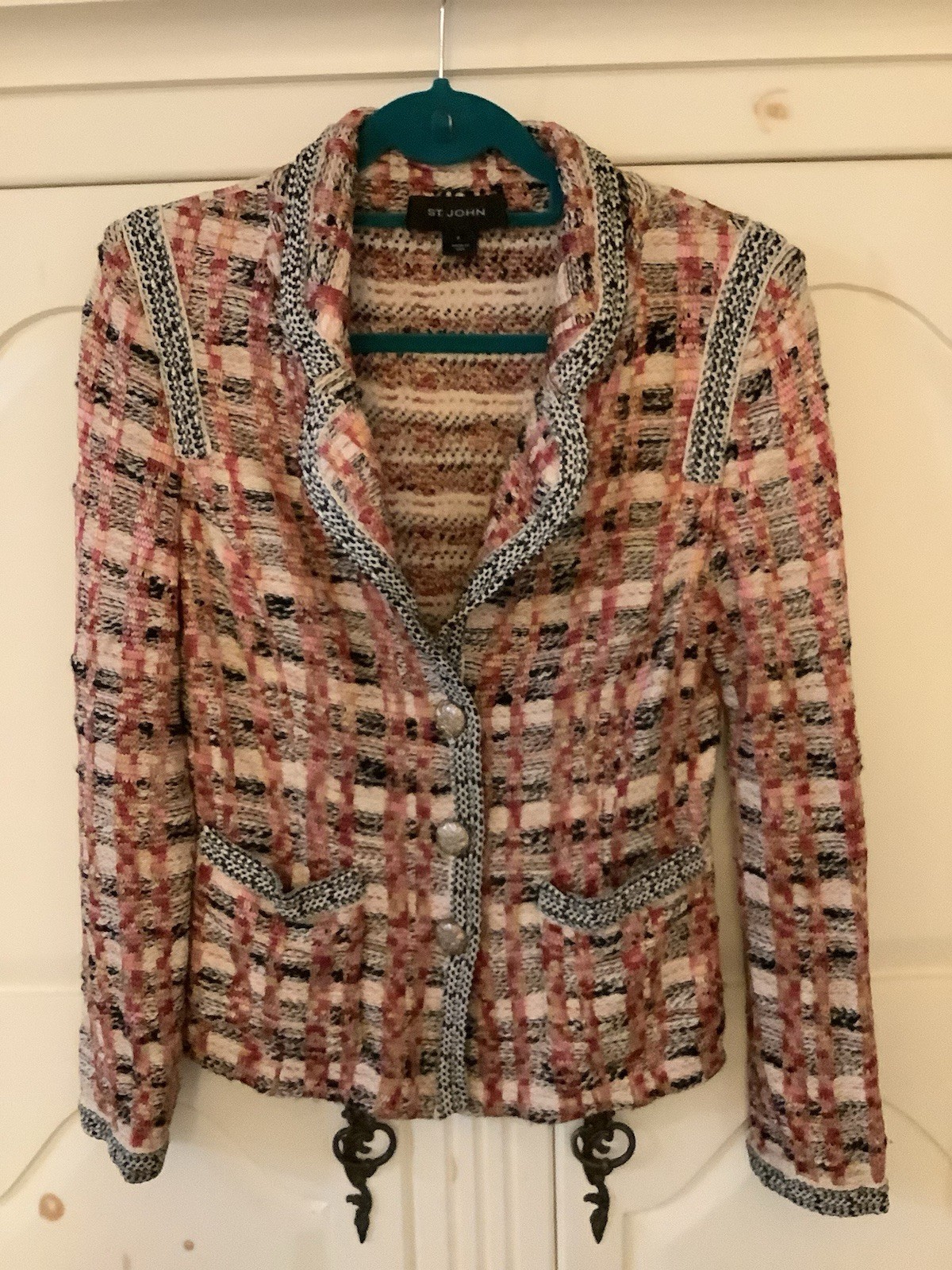 BEAUTIFUL st john knit Multicolor Sweater size 8