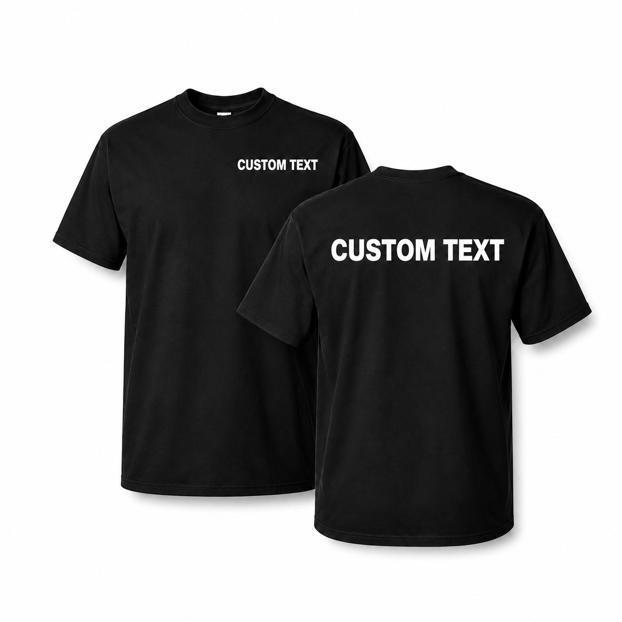 Custom Gildan T-Shirt Personalized Text Logo 1-12 Pack wholesale price Men’s Tee