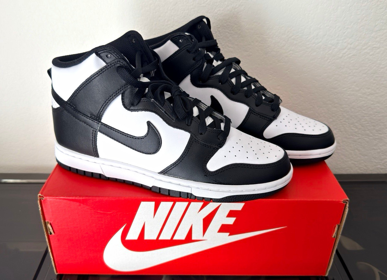 Nike Dunk Hi Retro Black/White Men’s High Top Sneakers DD1399-105