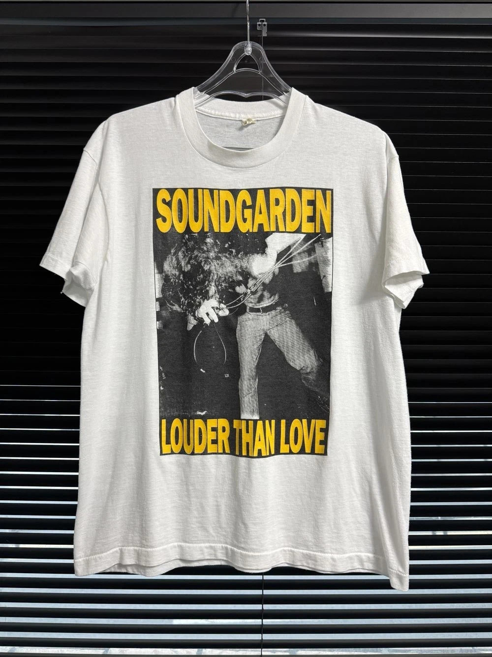 Vintage 90s Soundgarden Louder Than Love White T-Shirt Unisex S 5XL
