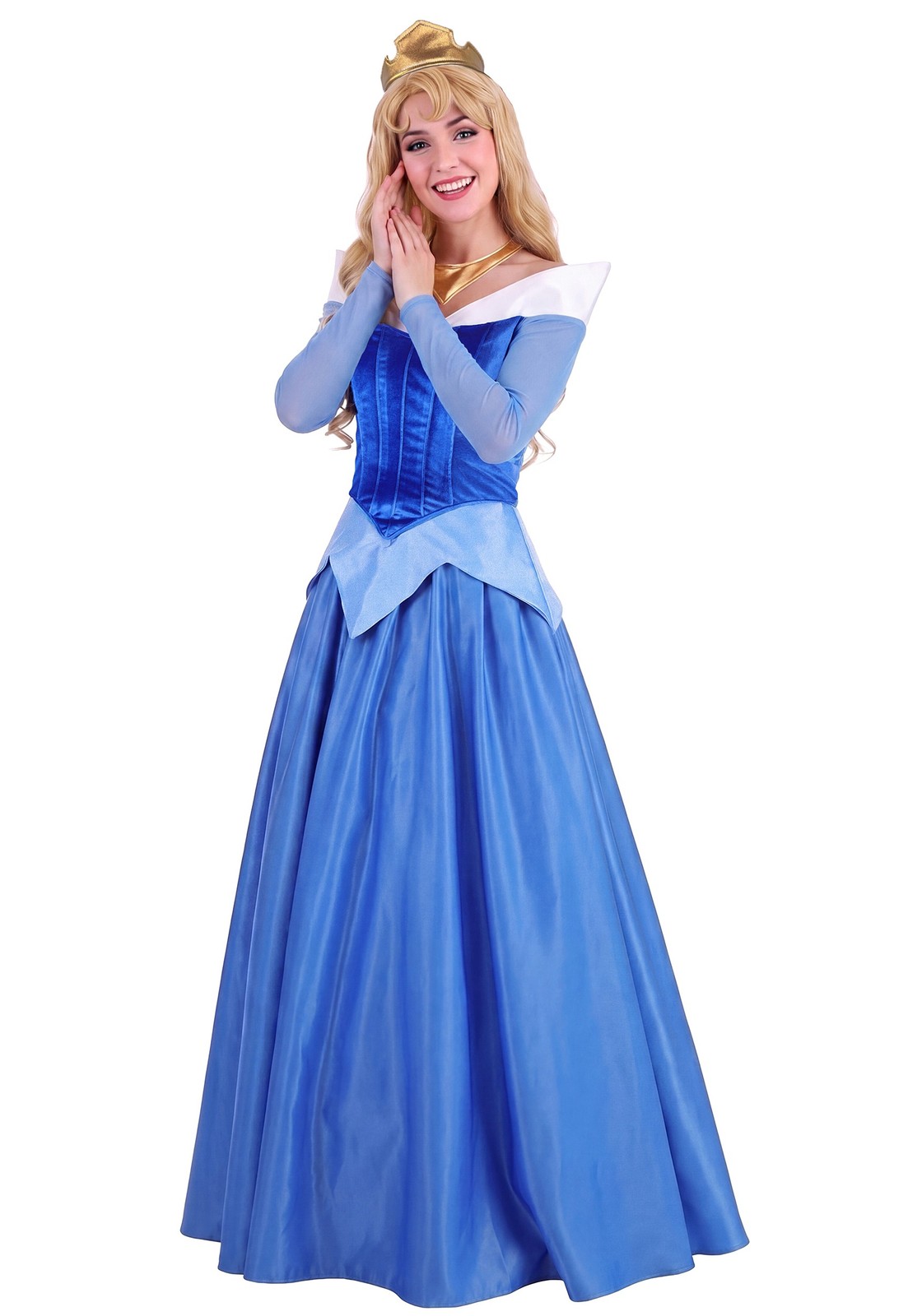 Women\'s Disney Sleeping Beauty Aurora Blue Dress Costume