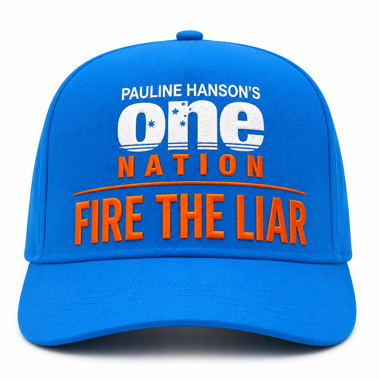 Pauline Hanson's One Nation FIRE THE LIAR High Crown Campaign Cap - MAGA