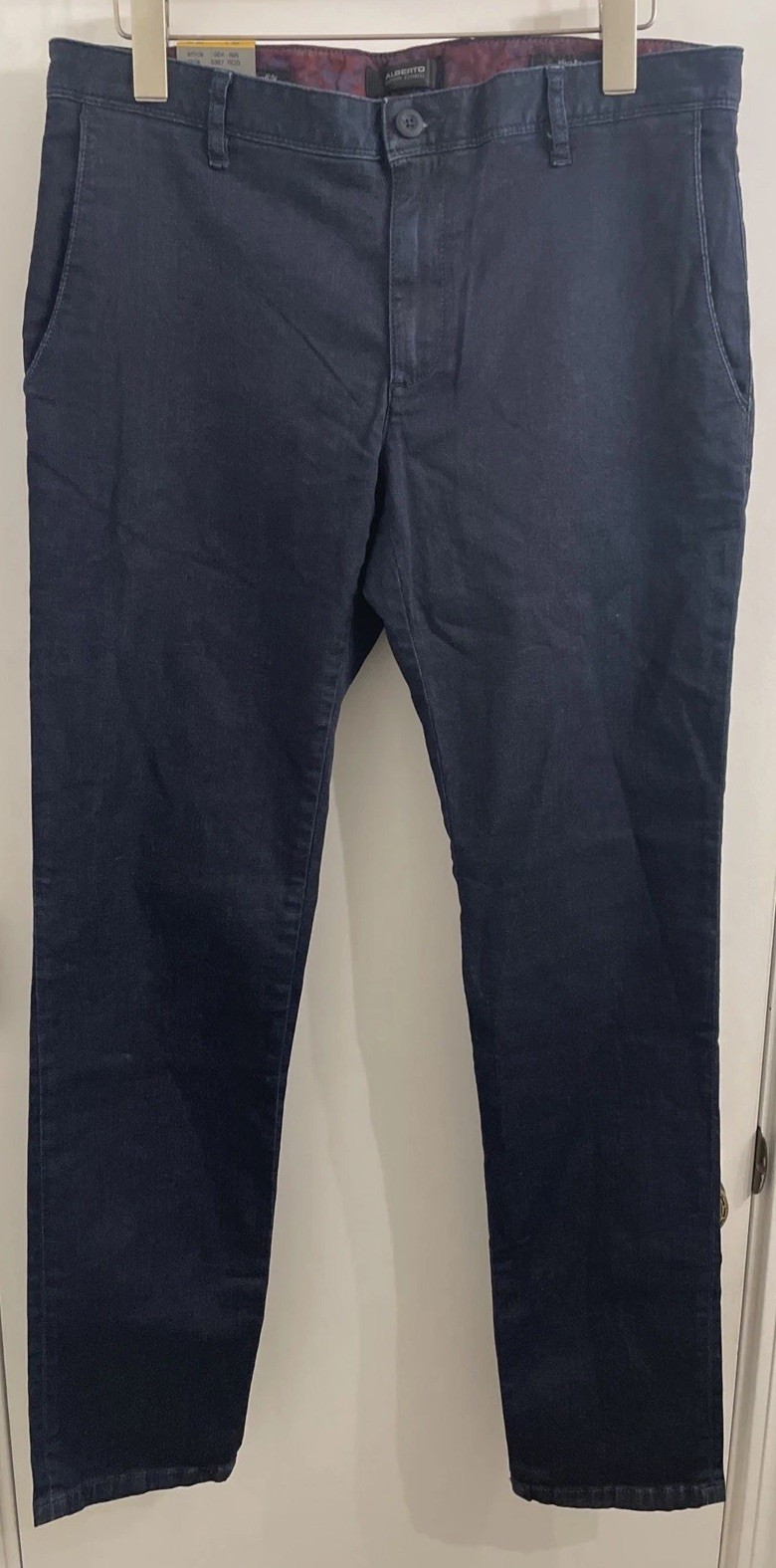 Alberto PBJ DS Giza Light Denim 33x32 Slim Fit Comfort Stretch NWT $265