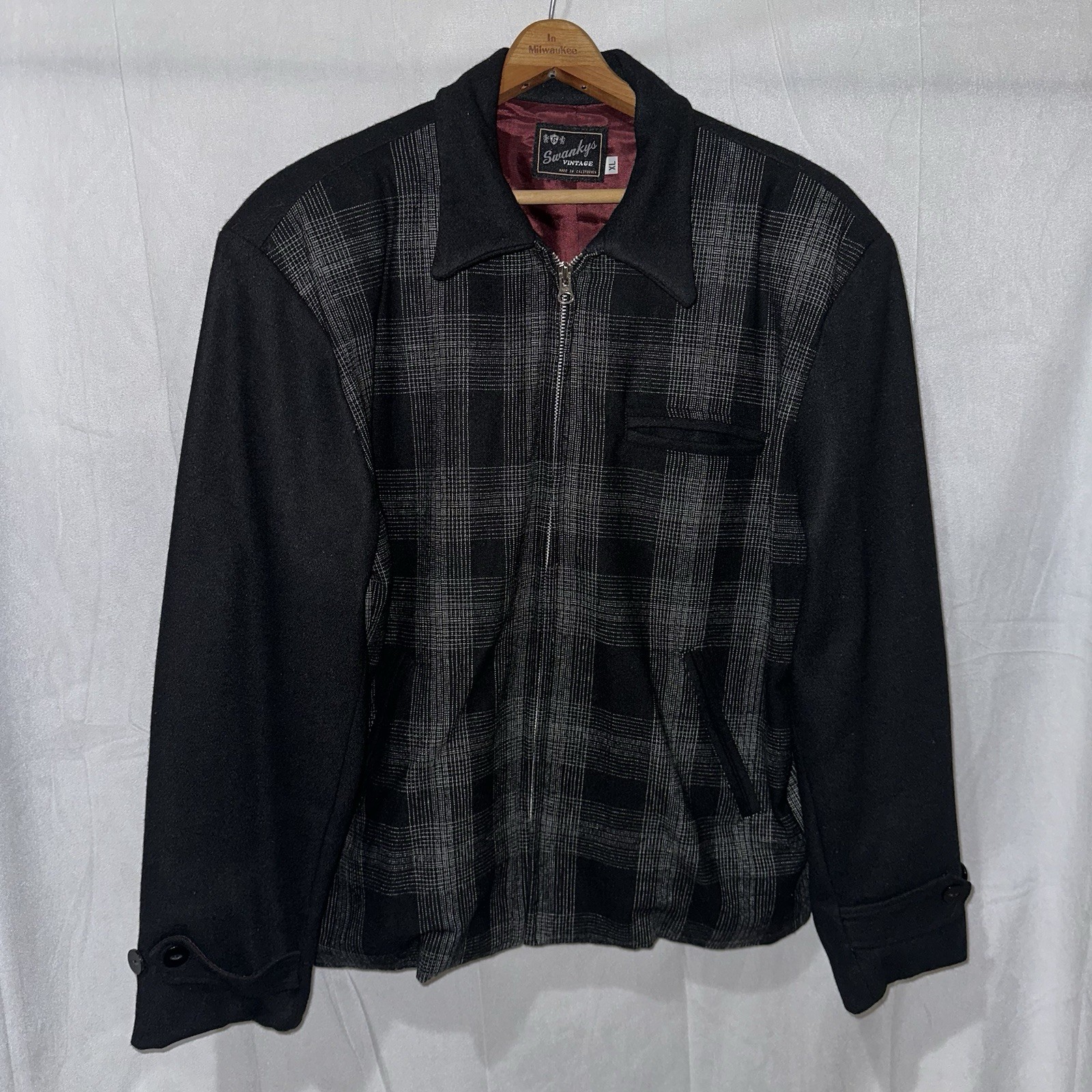Swanky\'s Vintage Buckle Back Ricky Jacket Men\'s XL Made In California EUC