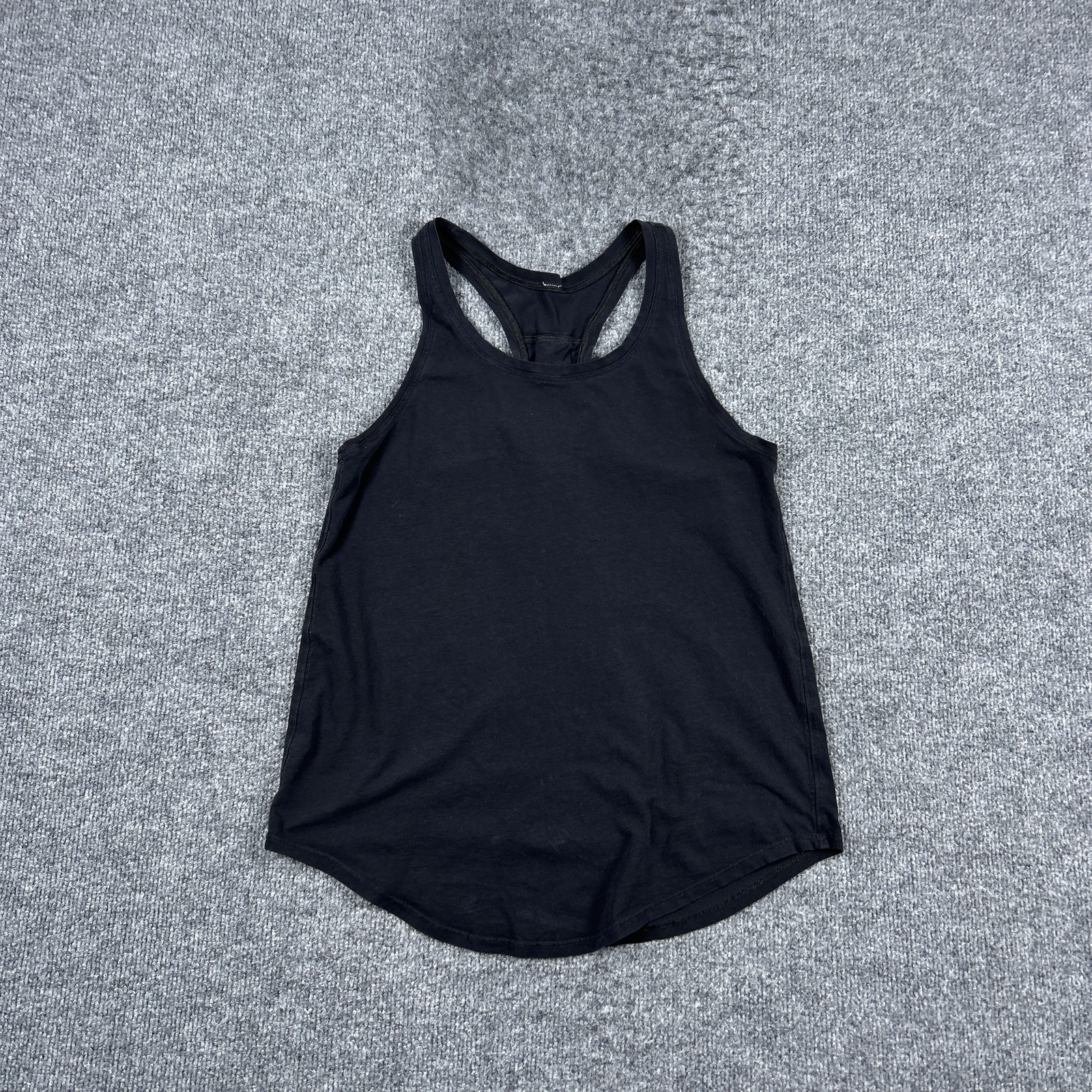 Lululemon Tank Top Womens Medium Black Racerback Scoop Neck Athletic Gym Workout