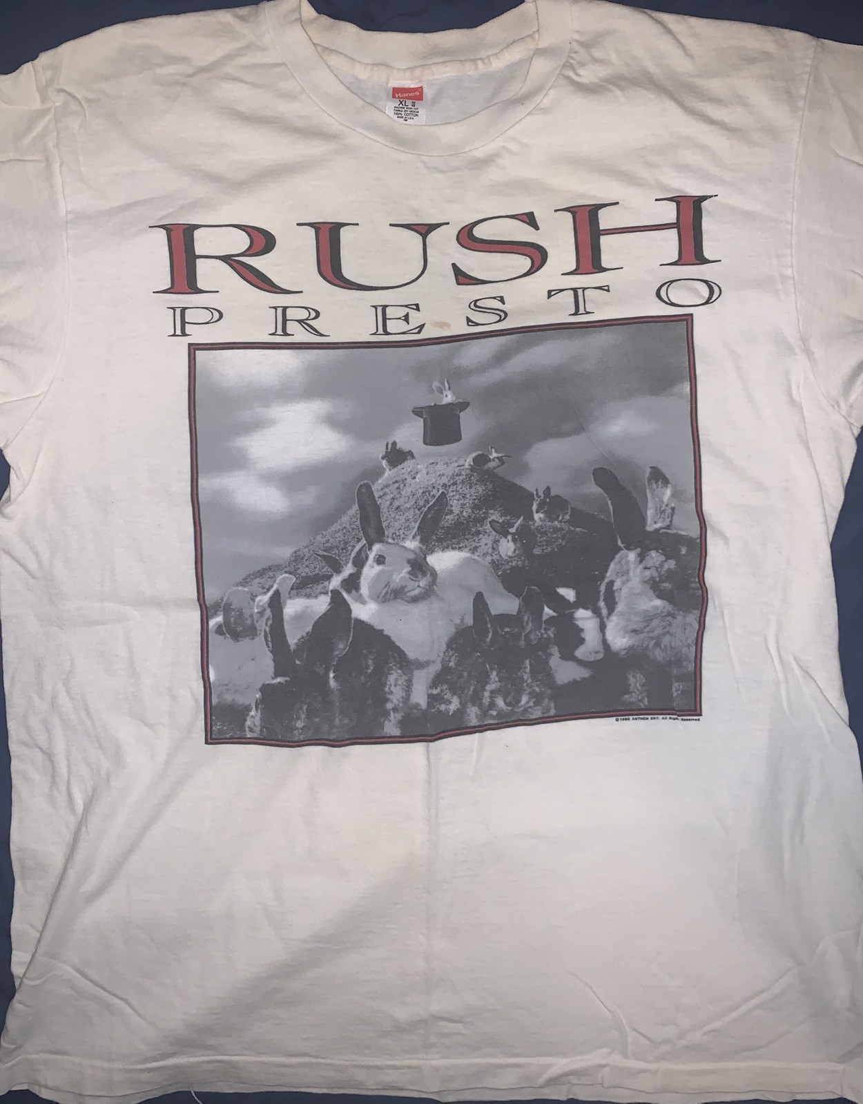Vintage Rush “Presto” 1990 Tour T-Shirt