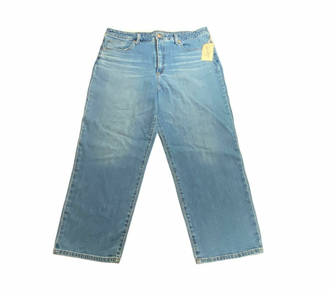 Women\'s Highest Rise Straight Jeans -Universal Thread -Medium Vintage -18 -S690