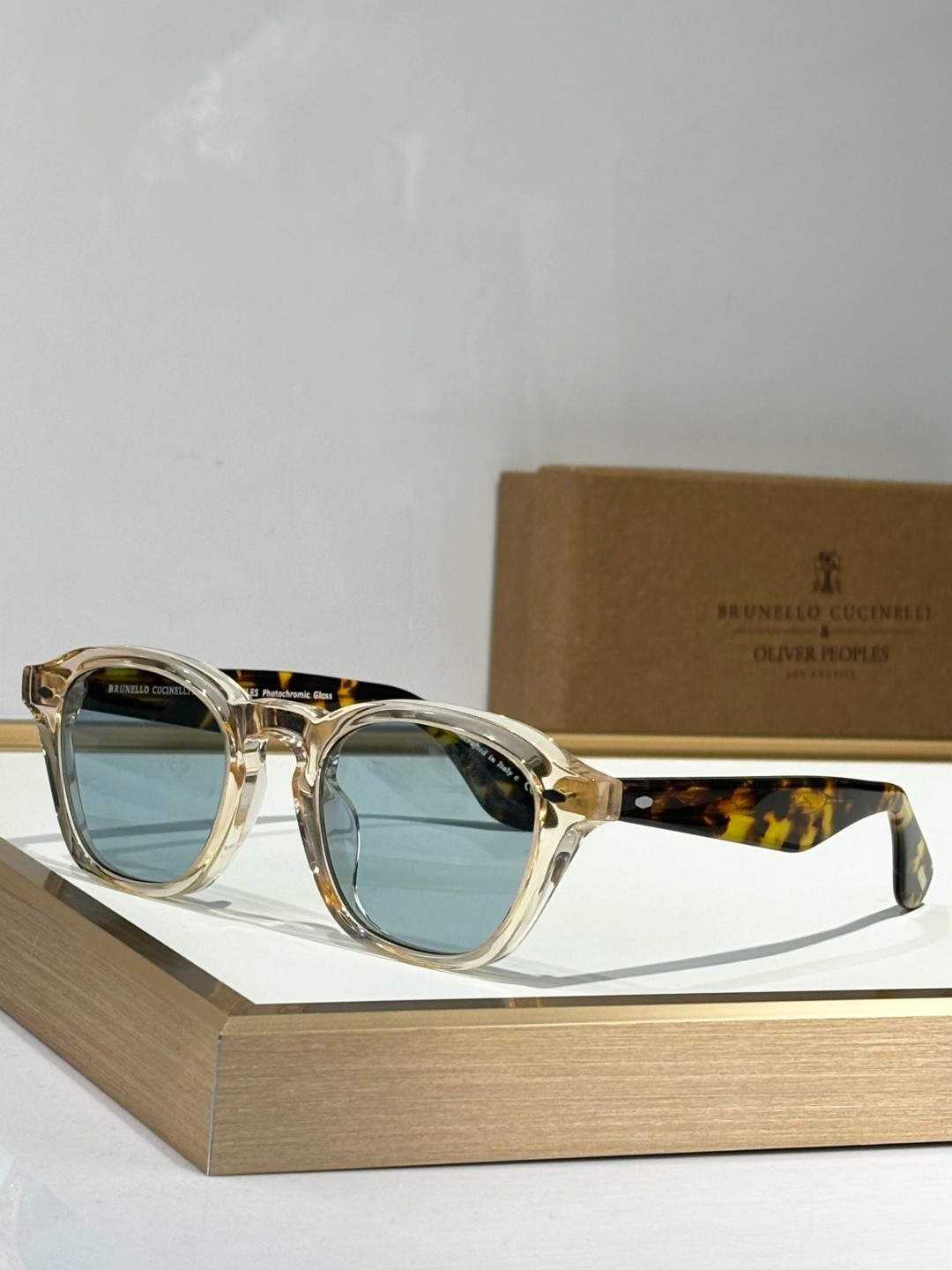 Brunello Cucinelli  & Oliver Peoples OV5517SU Sunglasses Crystal Blue 48-22-145