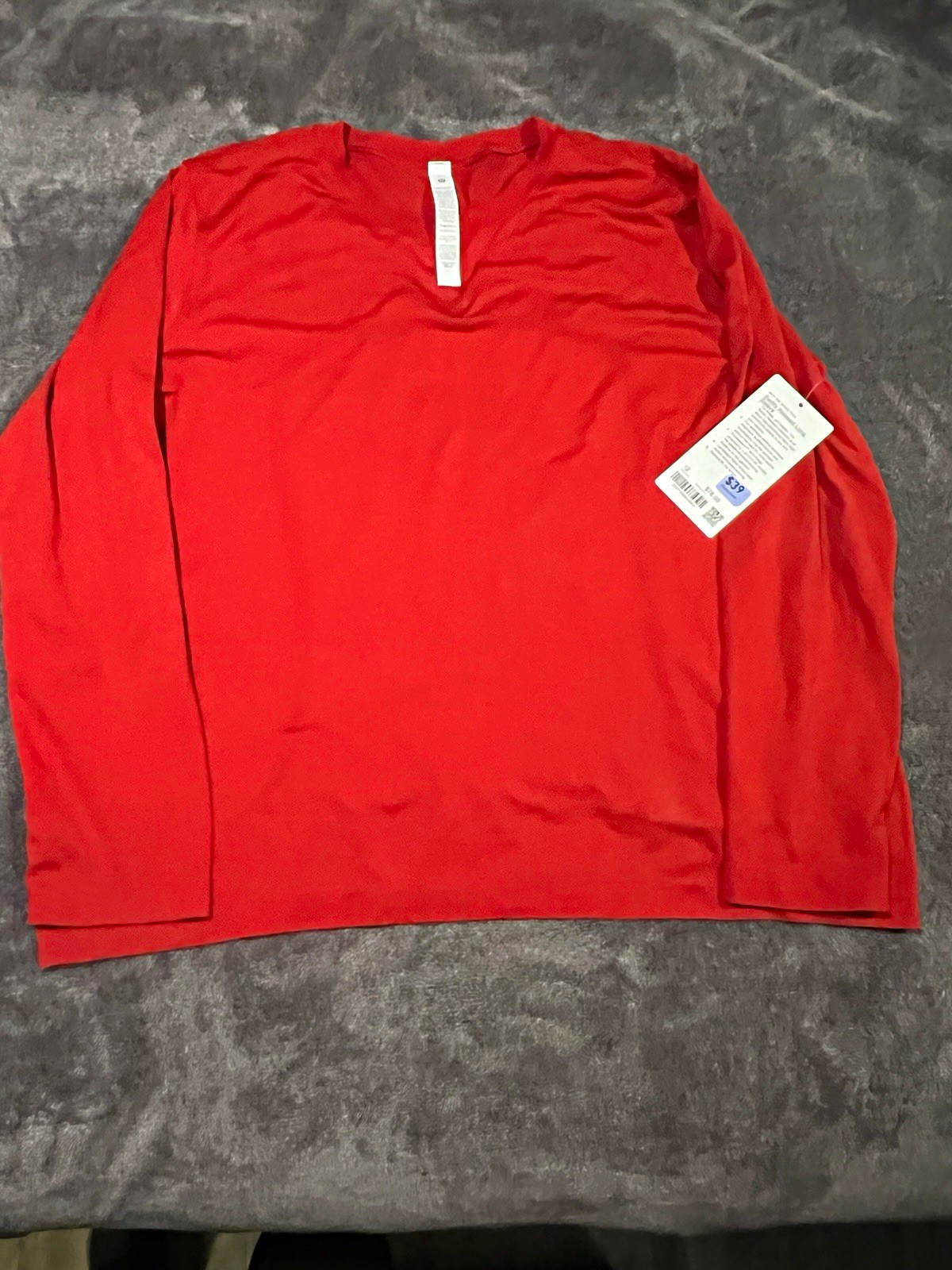 lululemon Swiftly Relaxed Long Sleeve Top women’s 12 Oxford red